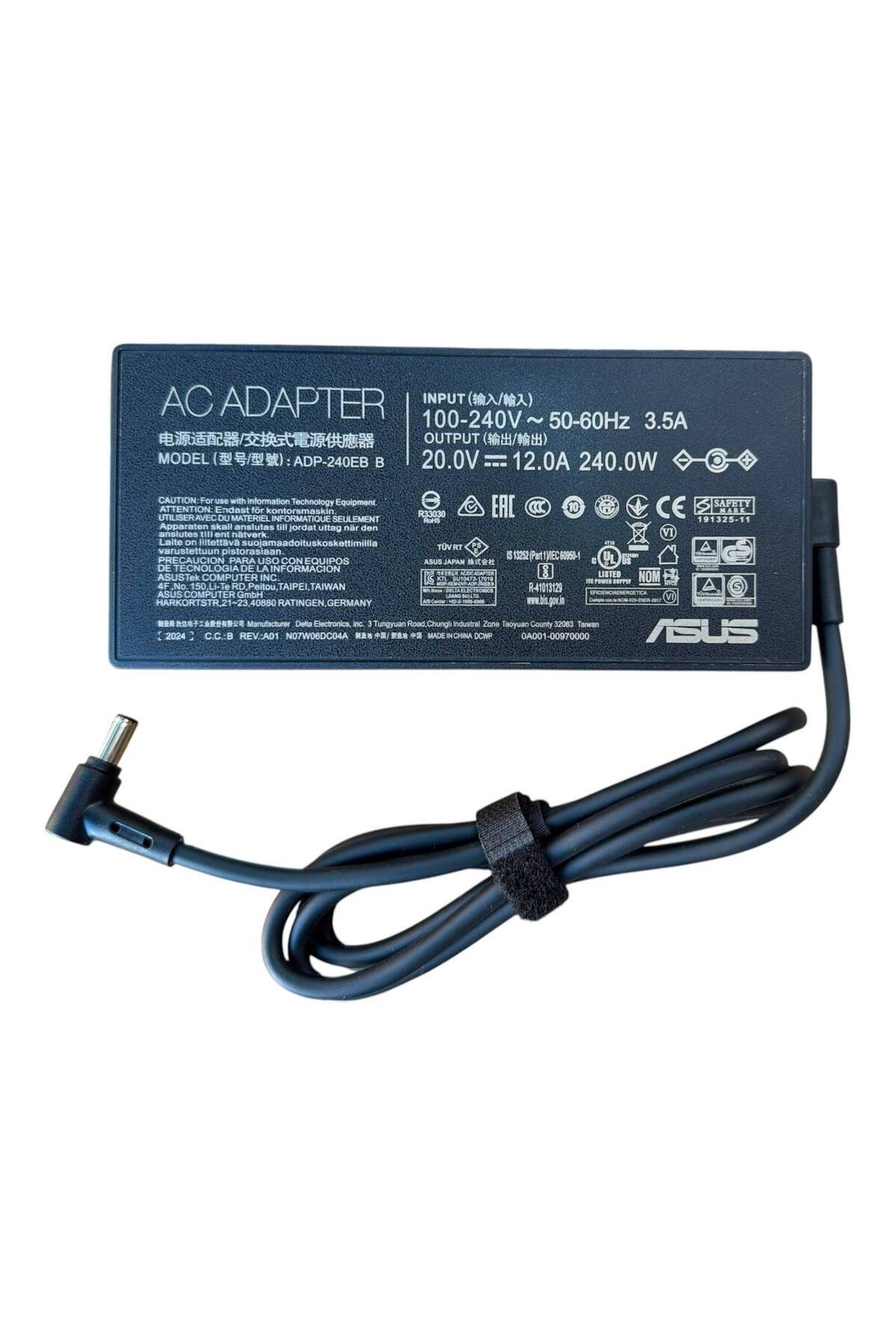 ASUS Rog 20V 12A 240W ADP-240EB B Pinli (6.0*3.7mm) Notebook