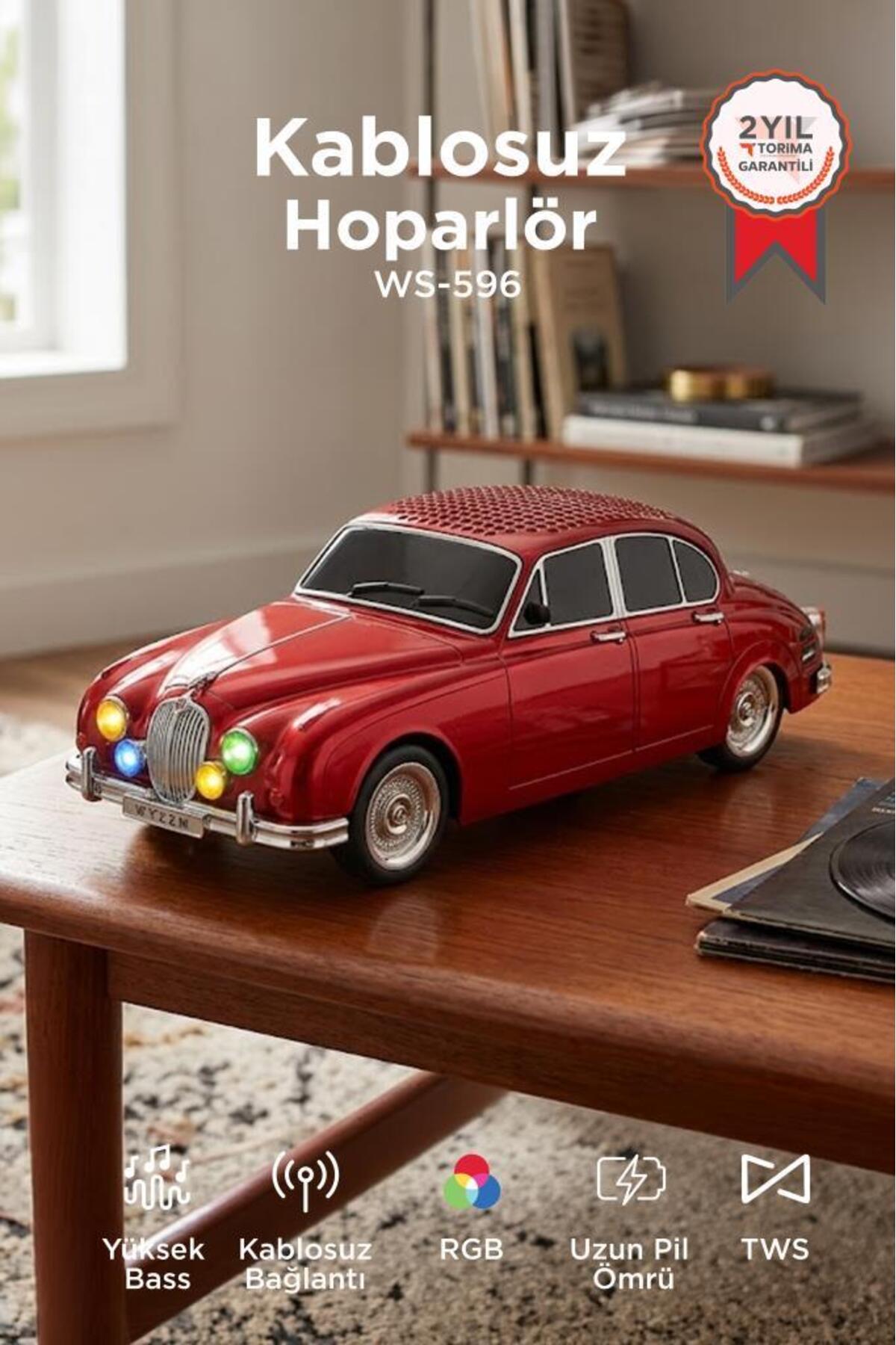 Torima Bluetooth Hoparlör Retro Araba Tasarımlı Speaker WS-596