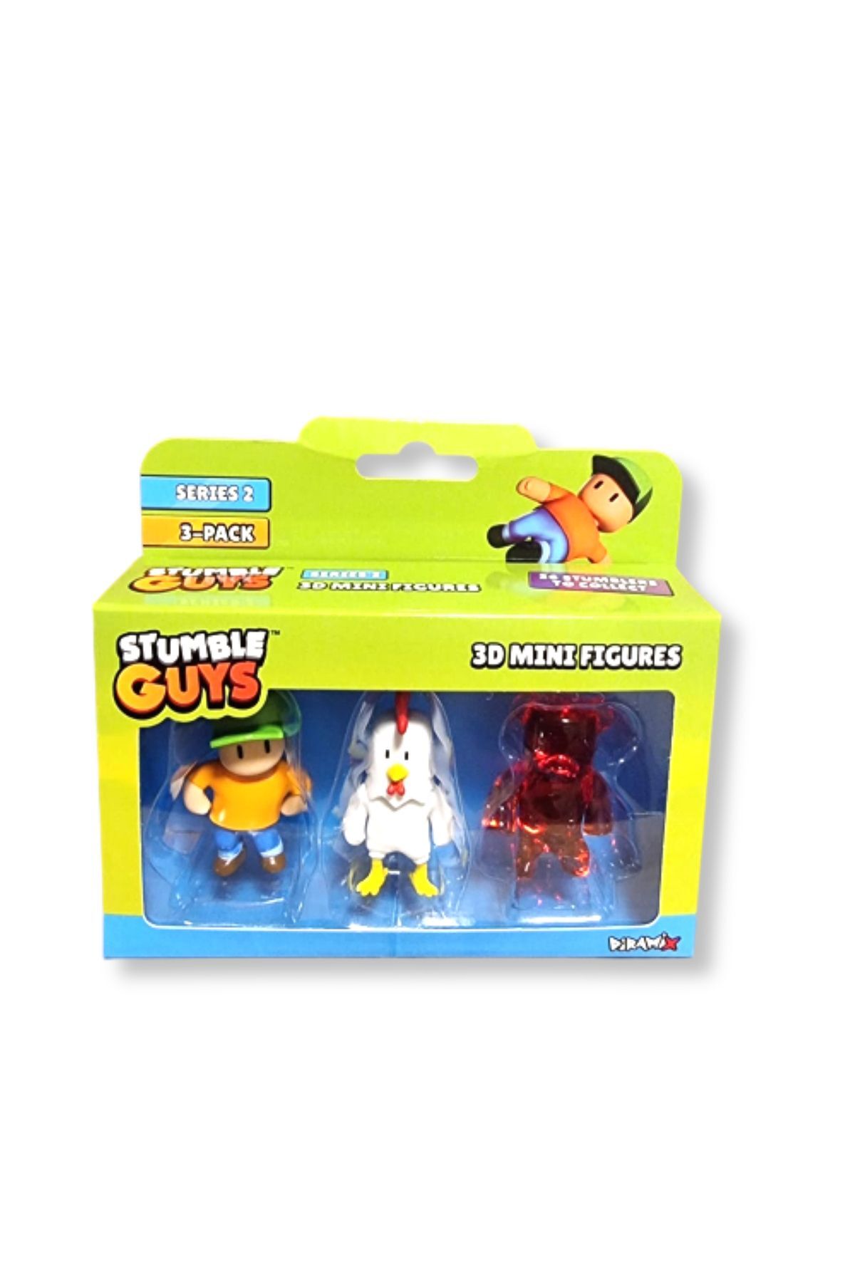 TOYFEST Stumble Guys Seri 2 - 3D Mini 3 lü Figür Seti - Mr