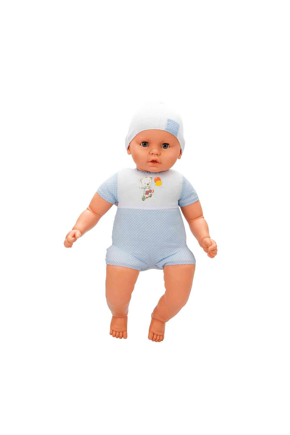 Genel Markalar Denis Bebek 60 cm 60012 - Mavi Puantiyeli-Beyaz