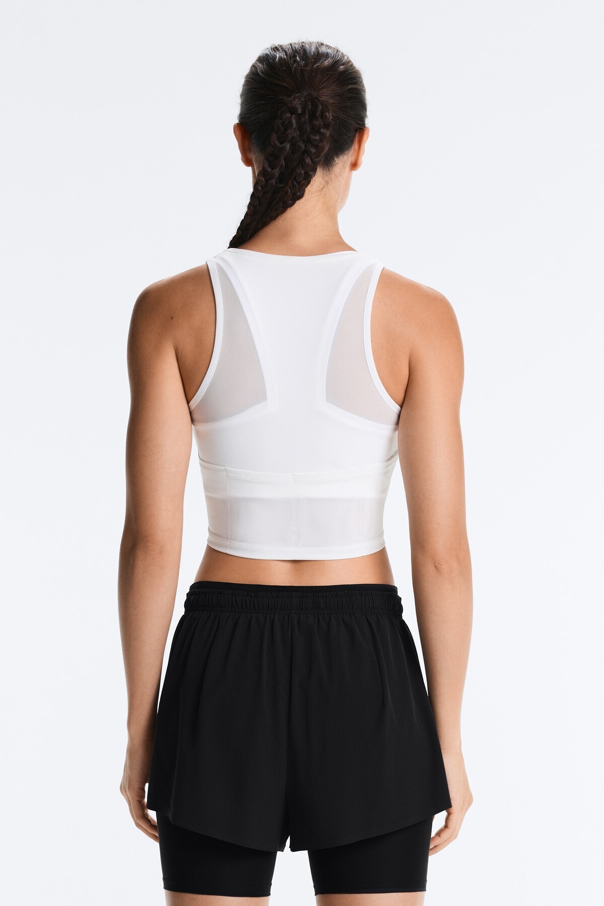 Compressive sheer tank top