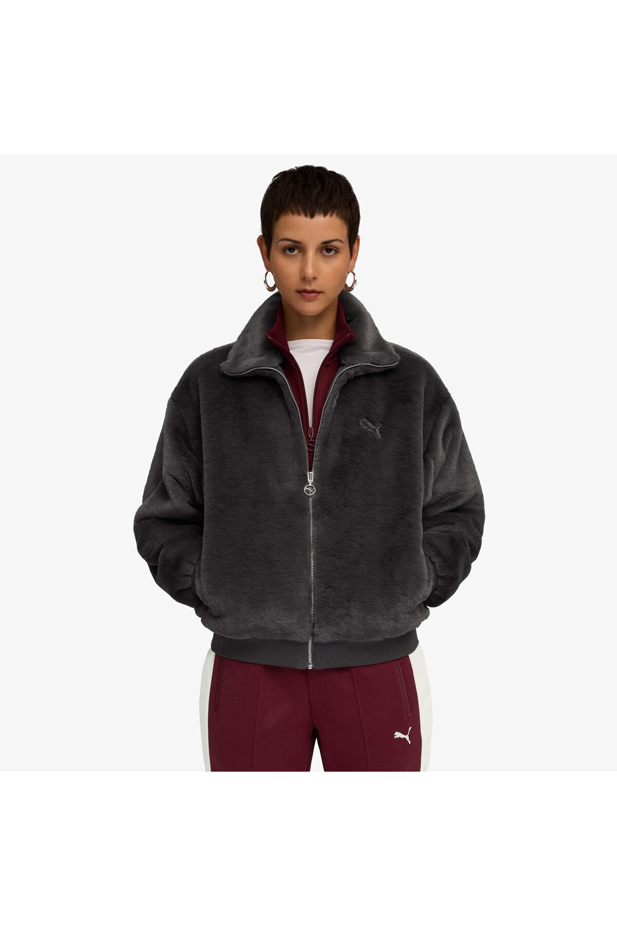 Puma Soft Fleece Jacket Kadın Yetişkin Ceket