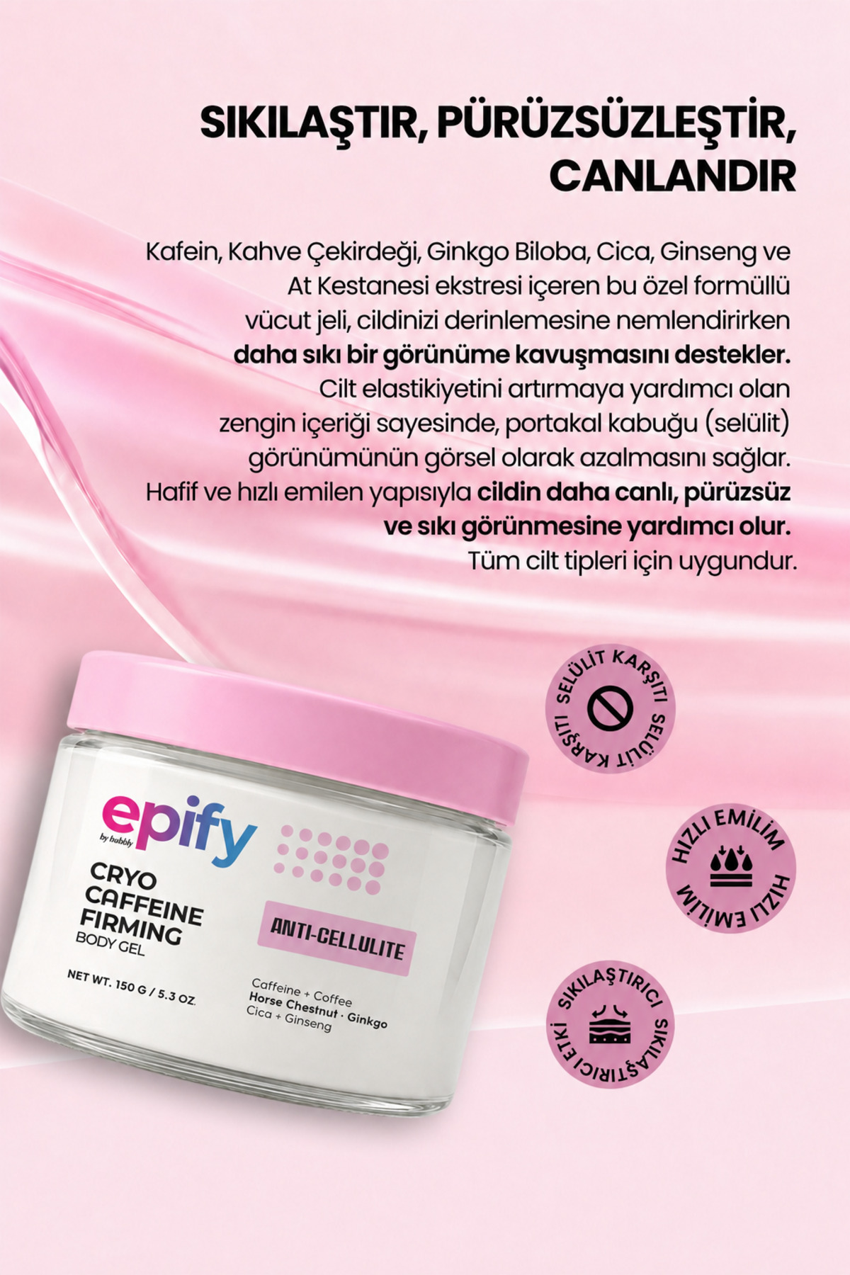 Anti Selülit Jel Krem — EPASK-01 — تصویر 3 از 5