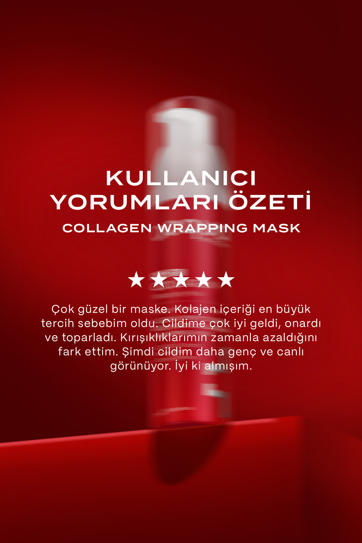 Collagen | Nemlendirici Gözenek Kırışıklık Karşıtı Kolajen Porselen Cam Cilt Soyulabilir Maske 70 ml — ACP0022 — تصویر 7 از 8