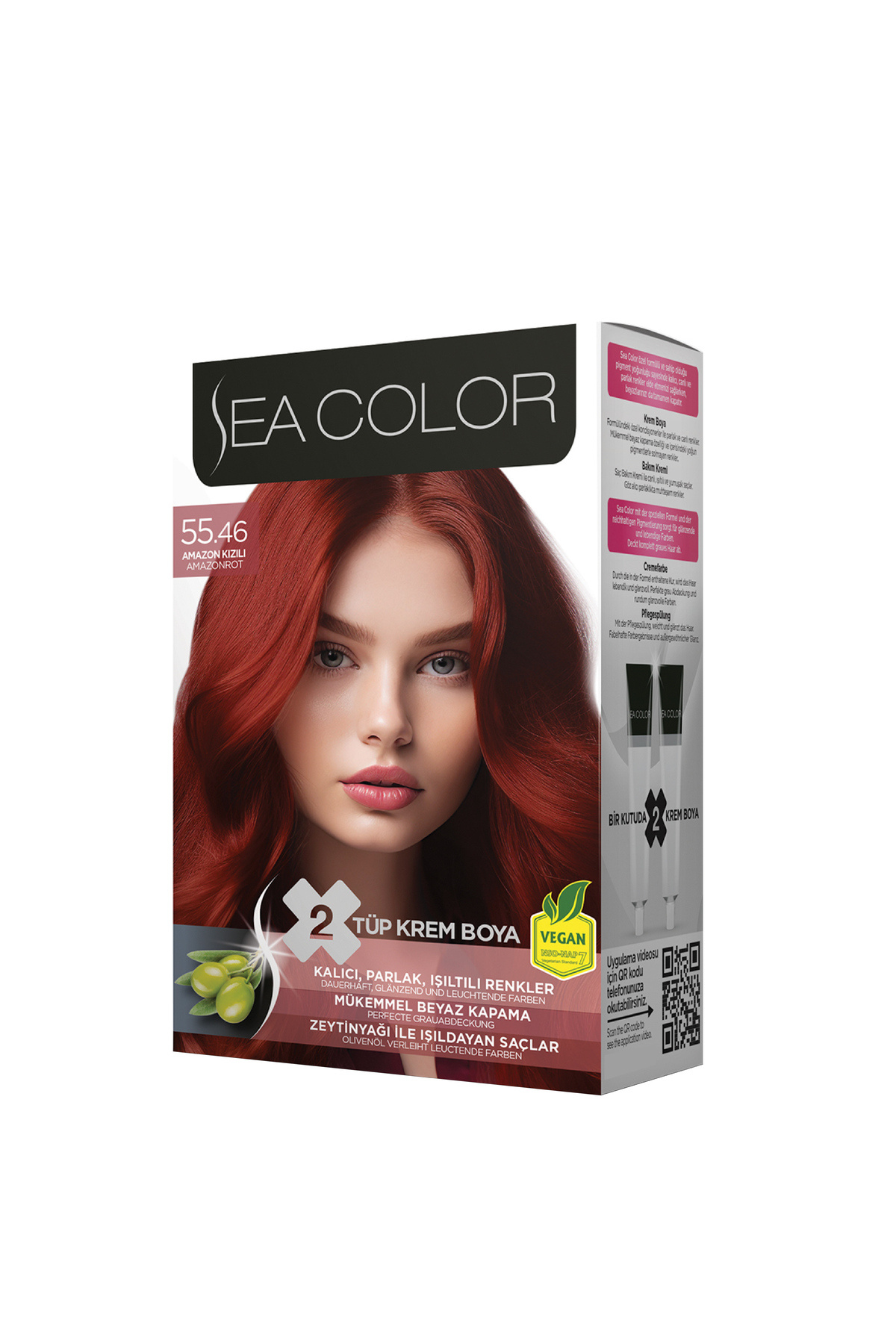 Sea Color Set Saç Boyası 55.46 Amazon Kızılı - Fiyatı, Yorumları