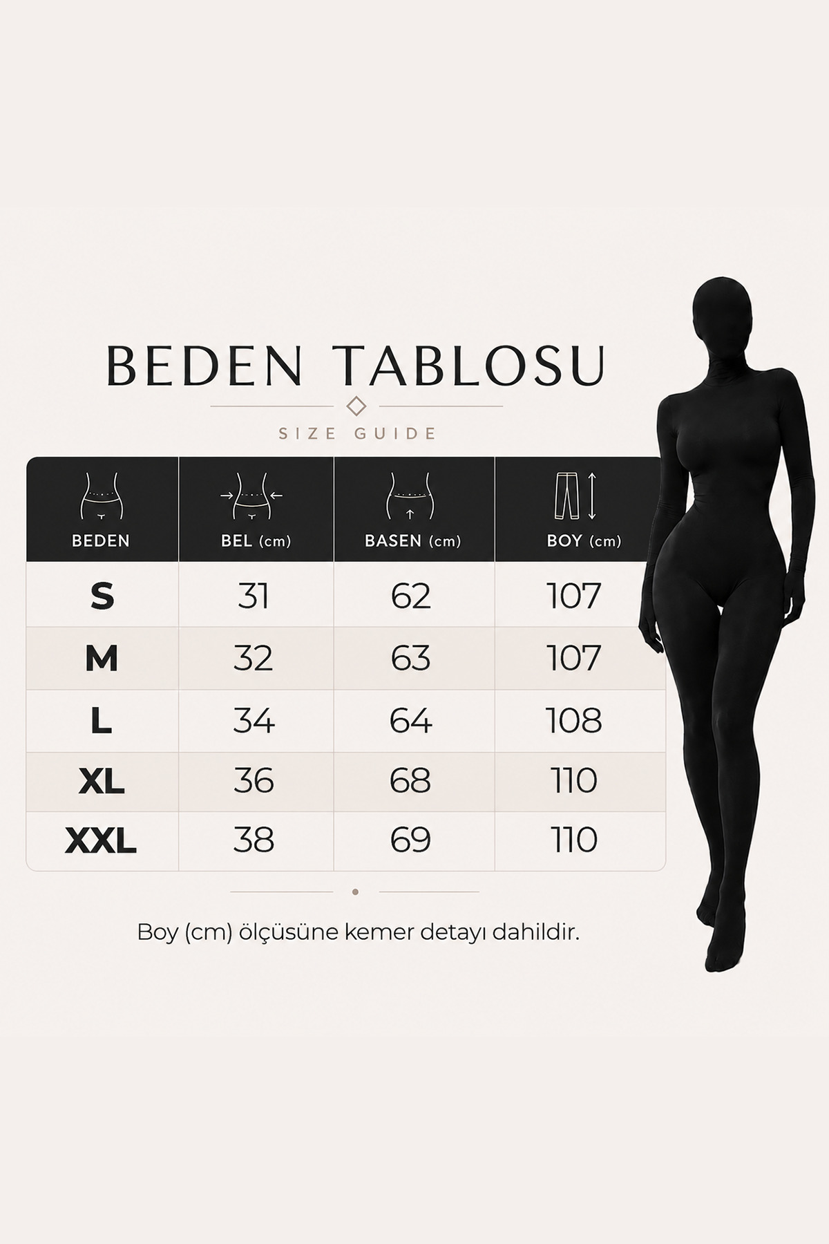 Denvy Denim Kadın Ekru %100 Pamuk Müslin Kumaş Kuşaklı Palazzo Pantolon görsel 2