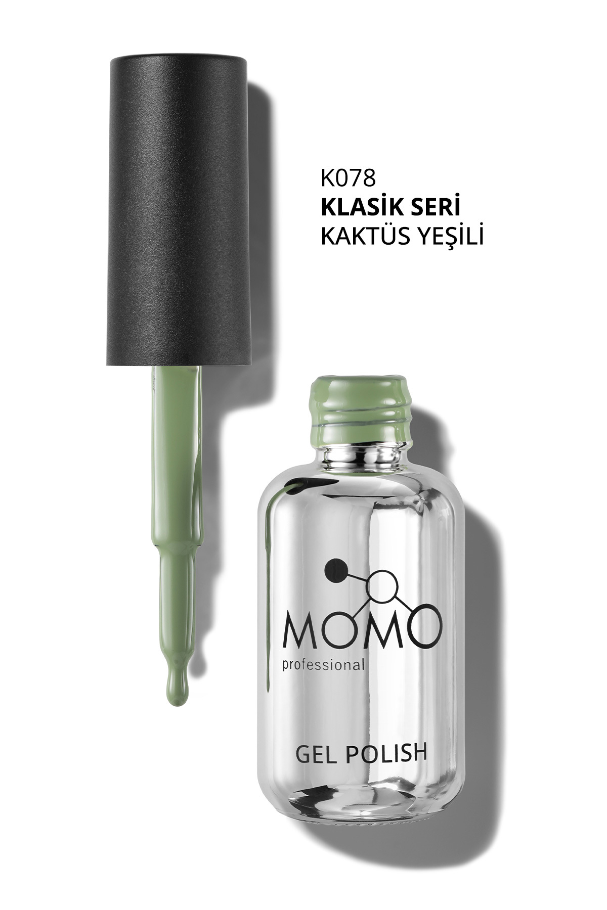 Kalıcı Oje K078, Kaktüs Yeşili, 4 ml — سبز 8860101A01S01K078 — تصویر 3 از 8