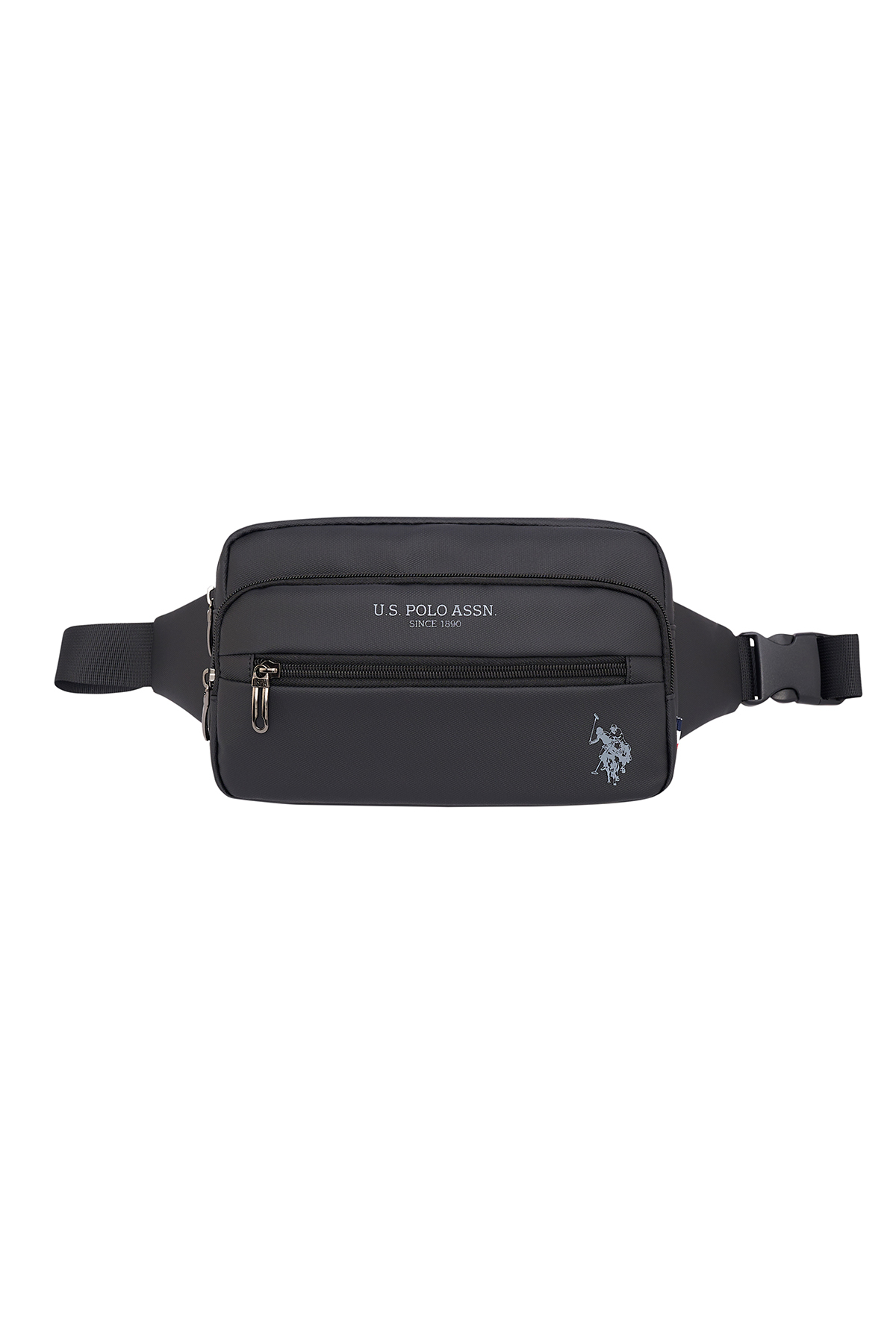 U.S. Polo Assn. US Polo Assn 24492 Unisex bel çantası omuz çantası SİYAH görsel 3