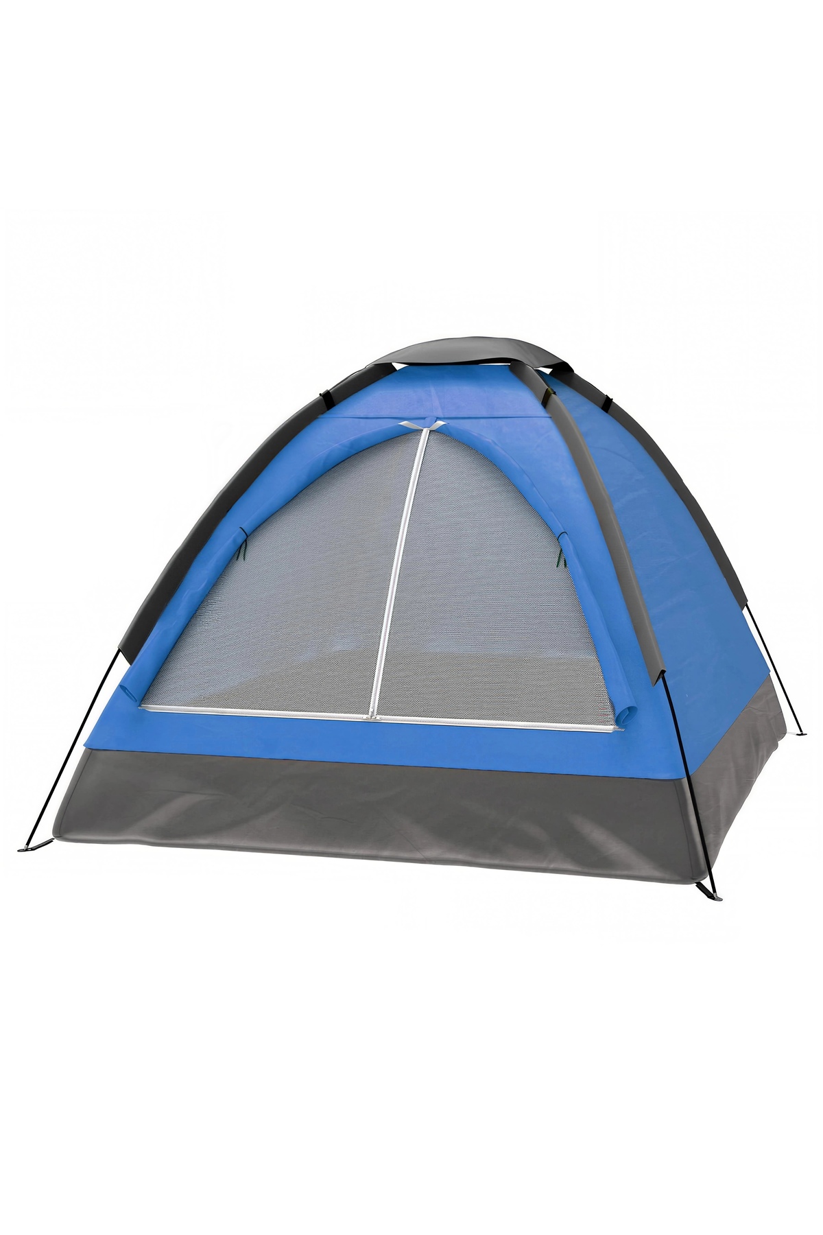 Go İthalat 3 Kişilik Manuel Kamp Çadırı - Düz Kapılı Outdoor Aile, Doğa, Piknik Ve Kamp Çadırı 200x150x110 Cm