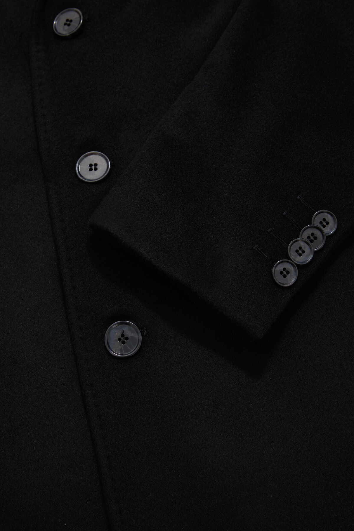 W Collection Siyah Palto görsel 4