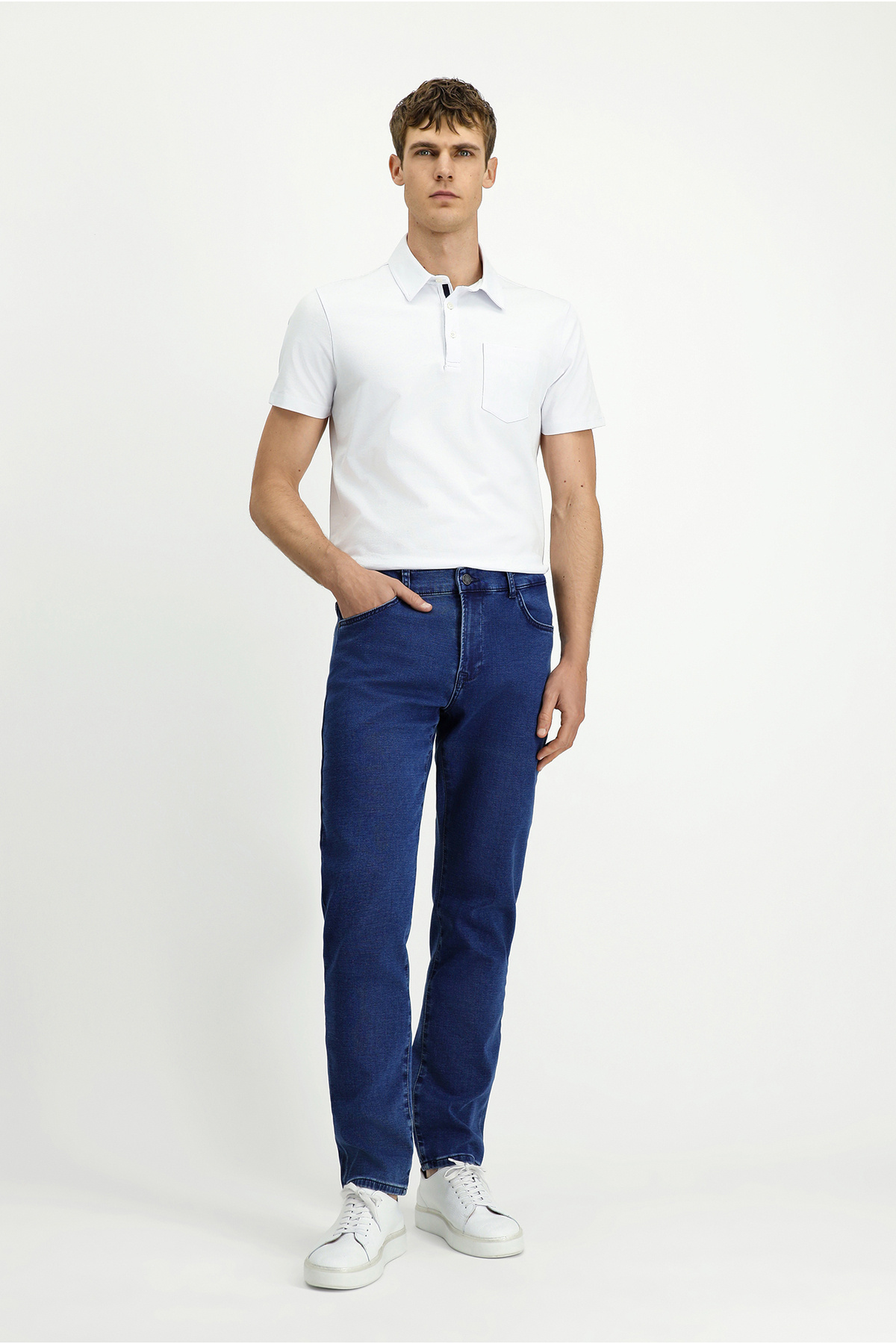 Kiğılı Relaxed Fit Rahat Kesim Pamuklu Denim Look Pantolon görsel 4