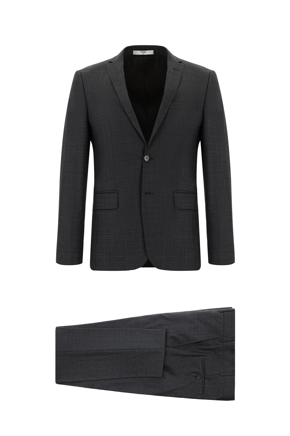 Kiğılı 7 Drop Super Slim Fit Eksra Dar Kesim Desenli Takım Elbise
