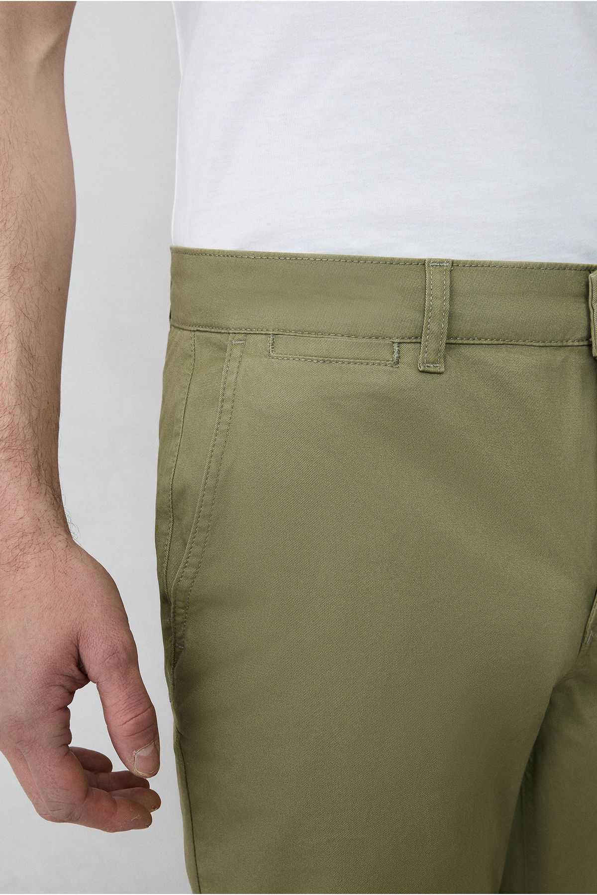 Kigili Regular Fit Standart Kesim Likralı Esnek Yandan Cep Kanvas / Chino Pantolon görsel 4