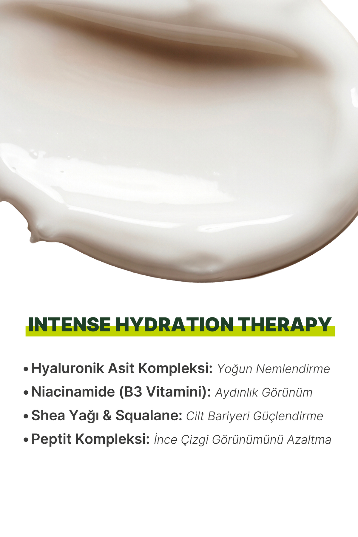 Nemlendirici Ve Bariyer Onarıcı Su Bazlı Yüz Kremi 50 ml | Peptit,hyaluronik Asit,niacinamide — KREM — تصویر 5 از 8