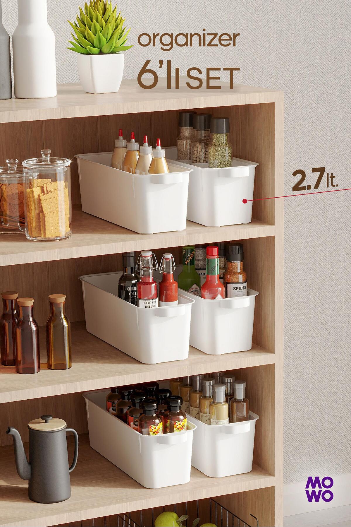Slim Kitchen Organizer, Refrigerator Organizer, Bathroom Organizer, Organizer, Storage Container