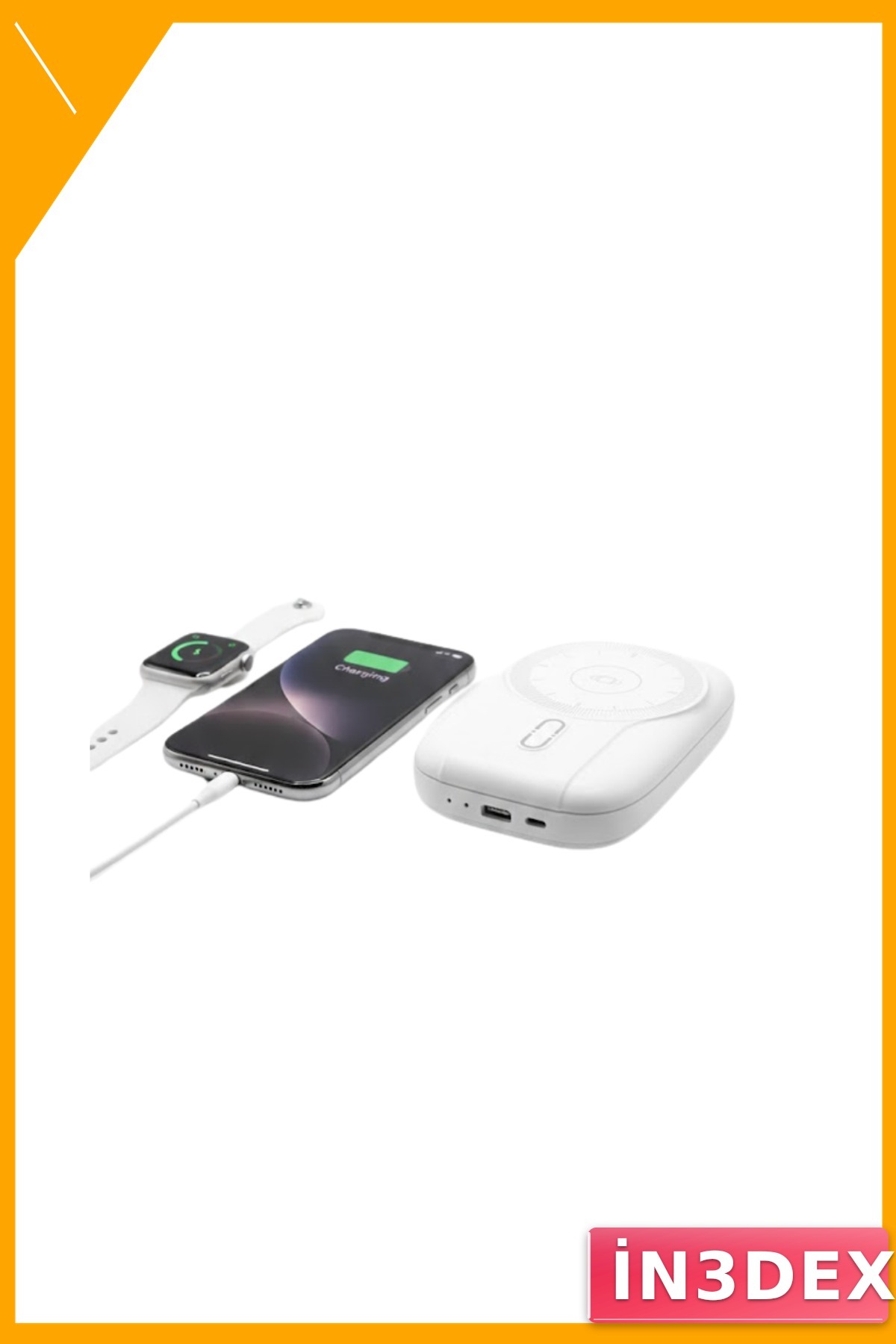10000 mAh 22.5W Hızlı Şarj Powerbank Kablosuz ve Kablolu