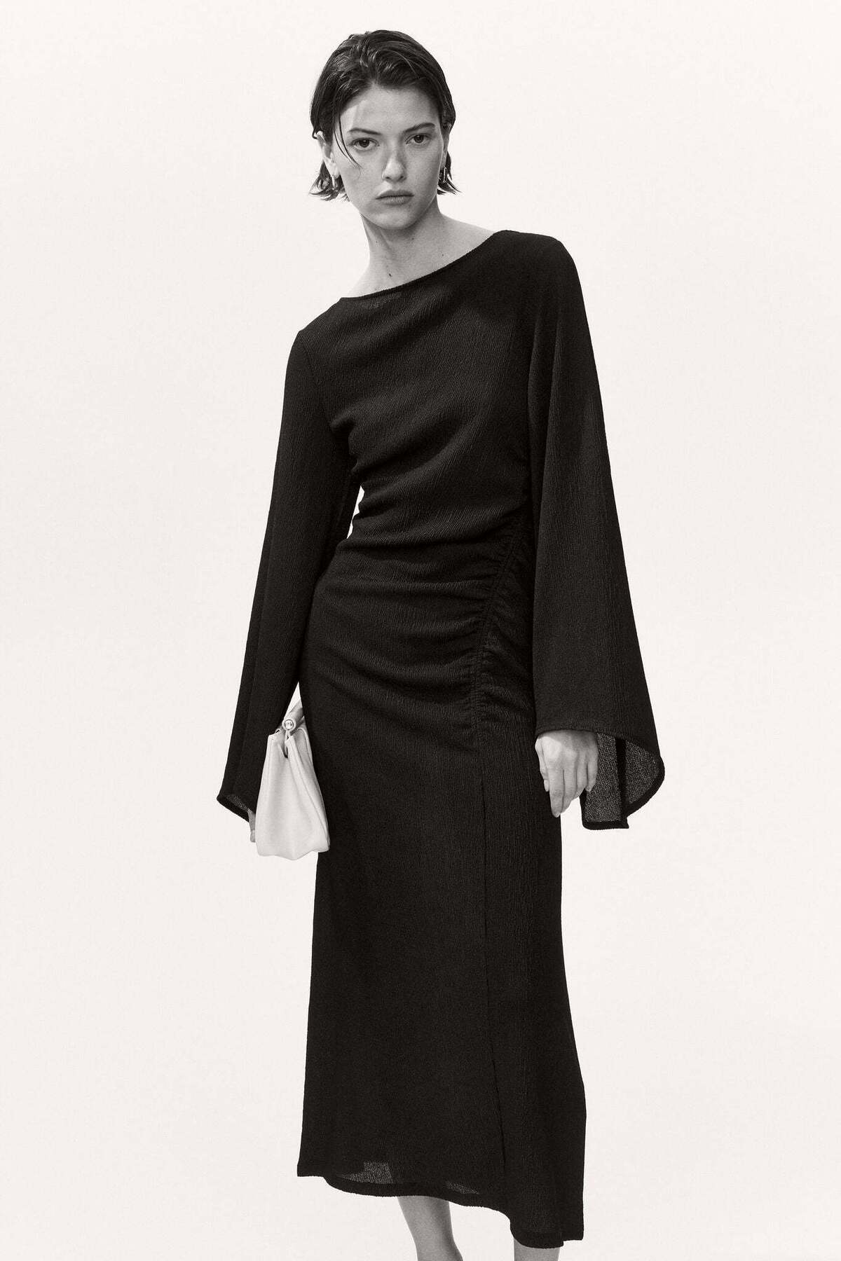 H&M Trumpet-sleeved jersey dress