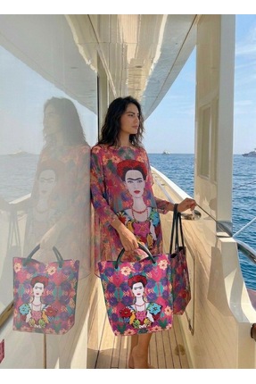 LAGRANZE Exclusive Beachwear çanta Pareo Seti