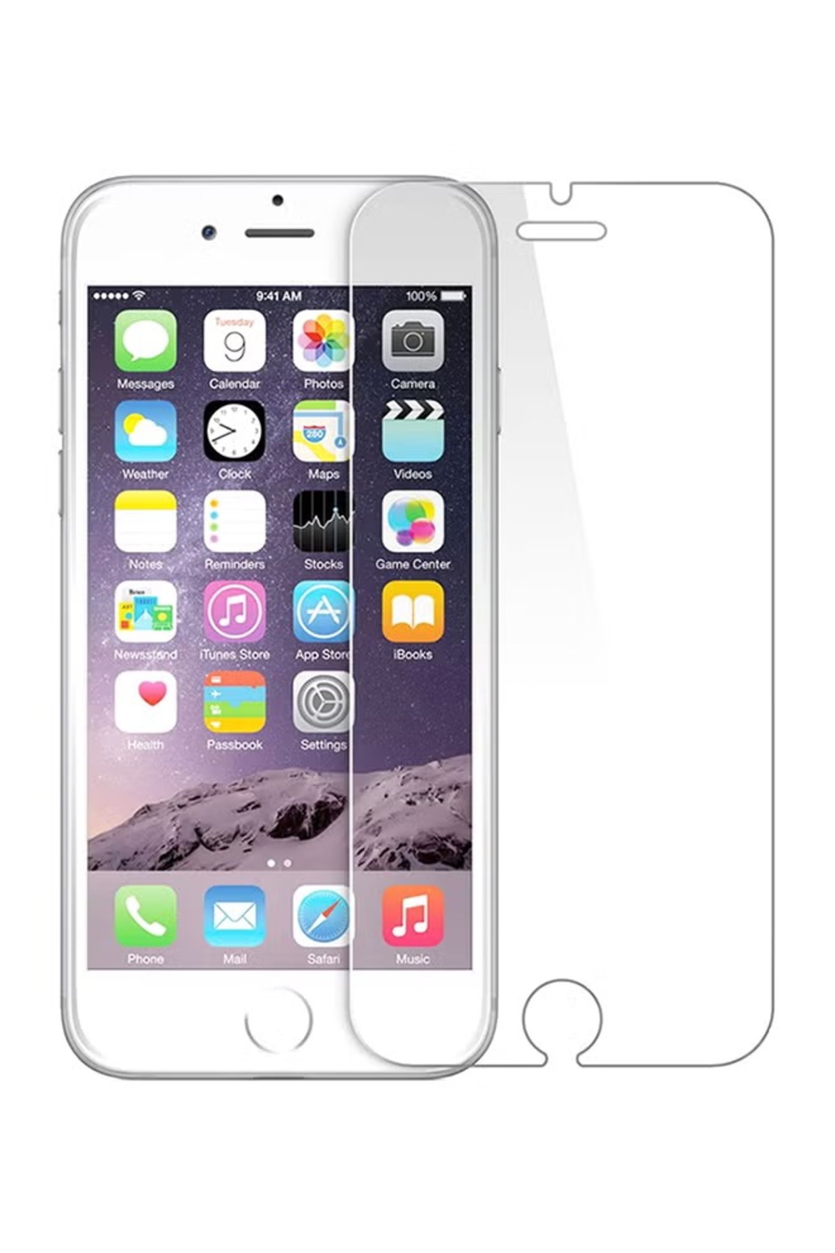 Tempered Glass Screen Protector For Apple iPhone 6/6S Plus 5.5-Inch Clear rm-89, one size