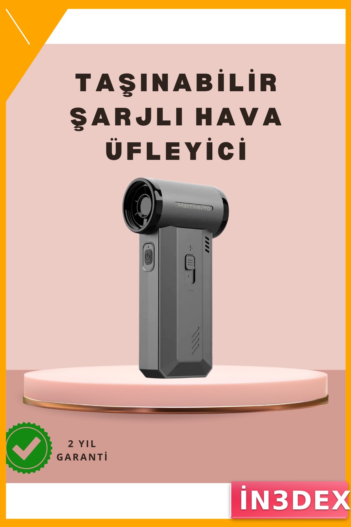 Çok Fonksiyonlu Hava Üfleme ve Vakum Makinesi 130000 RPM Şarjlı