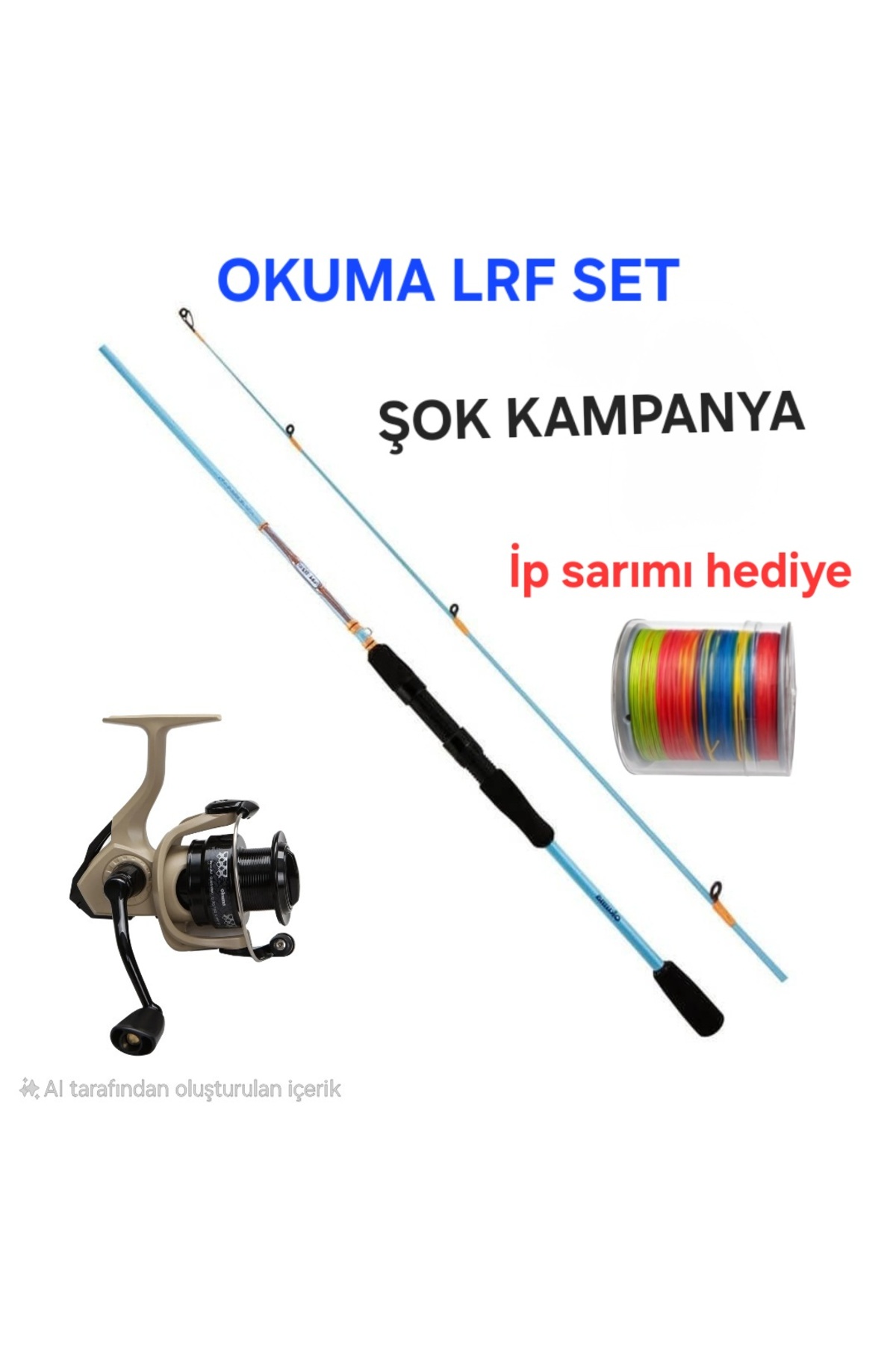 Okuma Outrax OR-1000SGA 1+1BB Olta Makinesi+Okuma Fuel Spin 213 cm