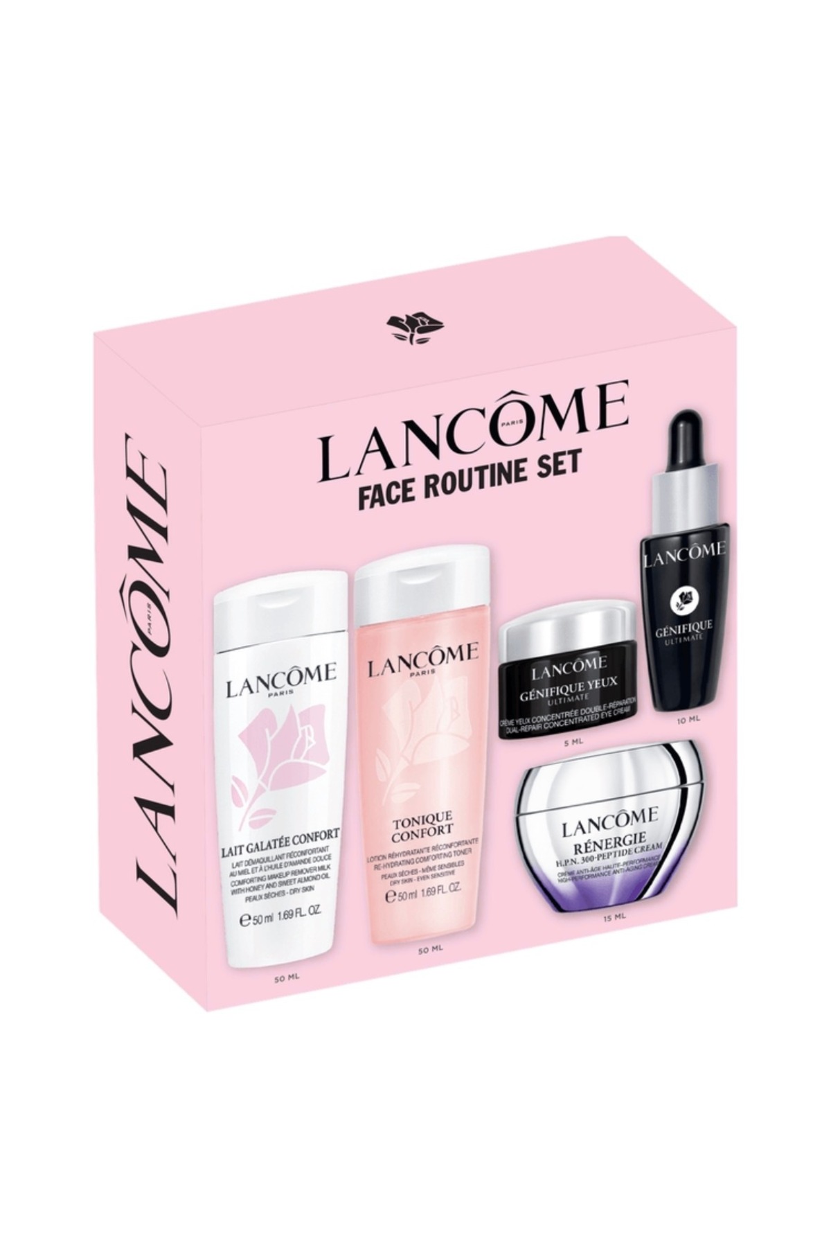 LANCOME メイクアップセット Lancome Rutin Yüz Bakım Seti 5”Li - Face Routine Set - Fiyatı