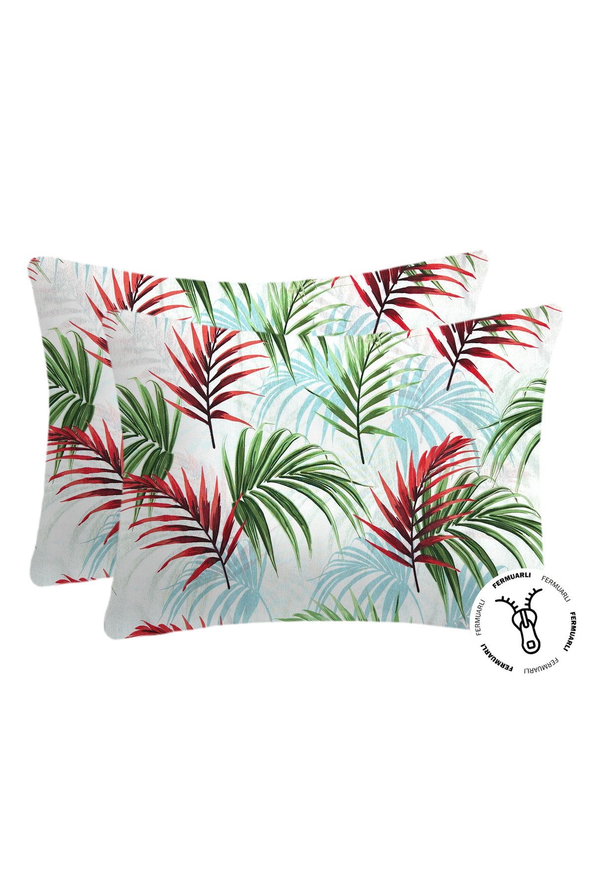 Ranforce Fabric Hidden Zippered 50x70 Pillowcase ( 2 Pieces )