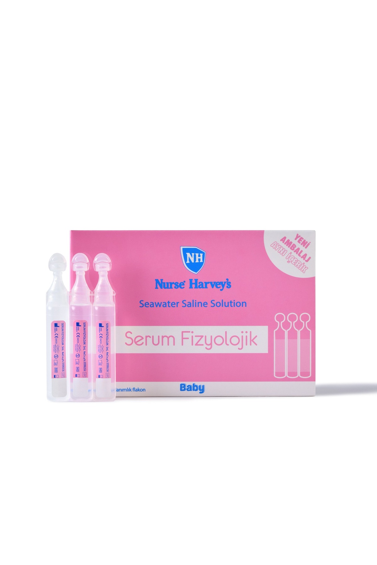 MAHINA FEELS SERUM 2個セット Nurse Harvey's SERUM FİZYOLOJİK (5 ML X 10 FLAKON) - Fiyatı, Yorumları