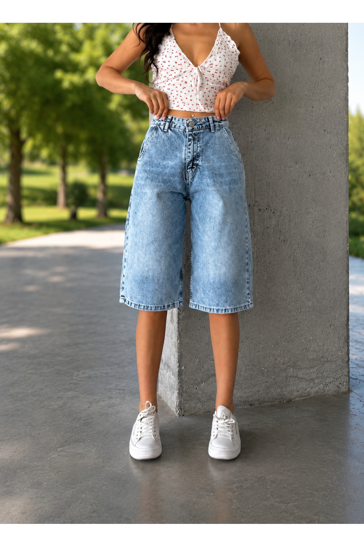 Swet Shop Jeans Ženske Visok struk izbledeli efekat vintage širok kroj široki...