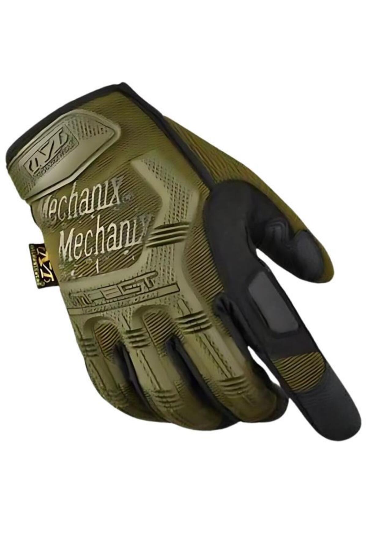 SINGLE SWORD Mechanix Tam Parmak Koruyucu Eldiven, Darbe Emici İş Eldiveni, Touch Uyumlu Özellikli Motorcu&Spor Eldiveni, Unisex Spor Eldiveni