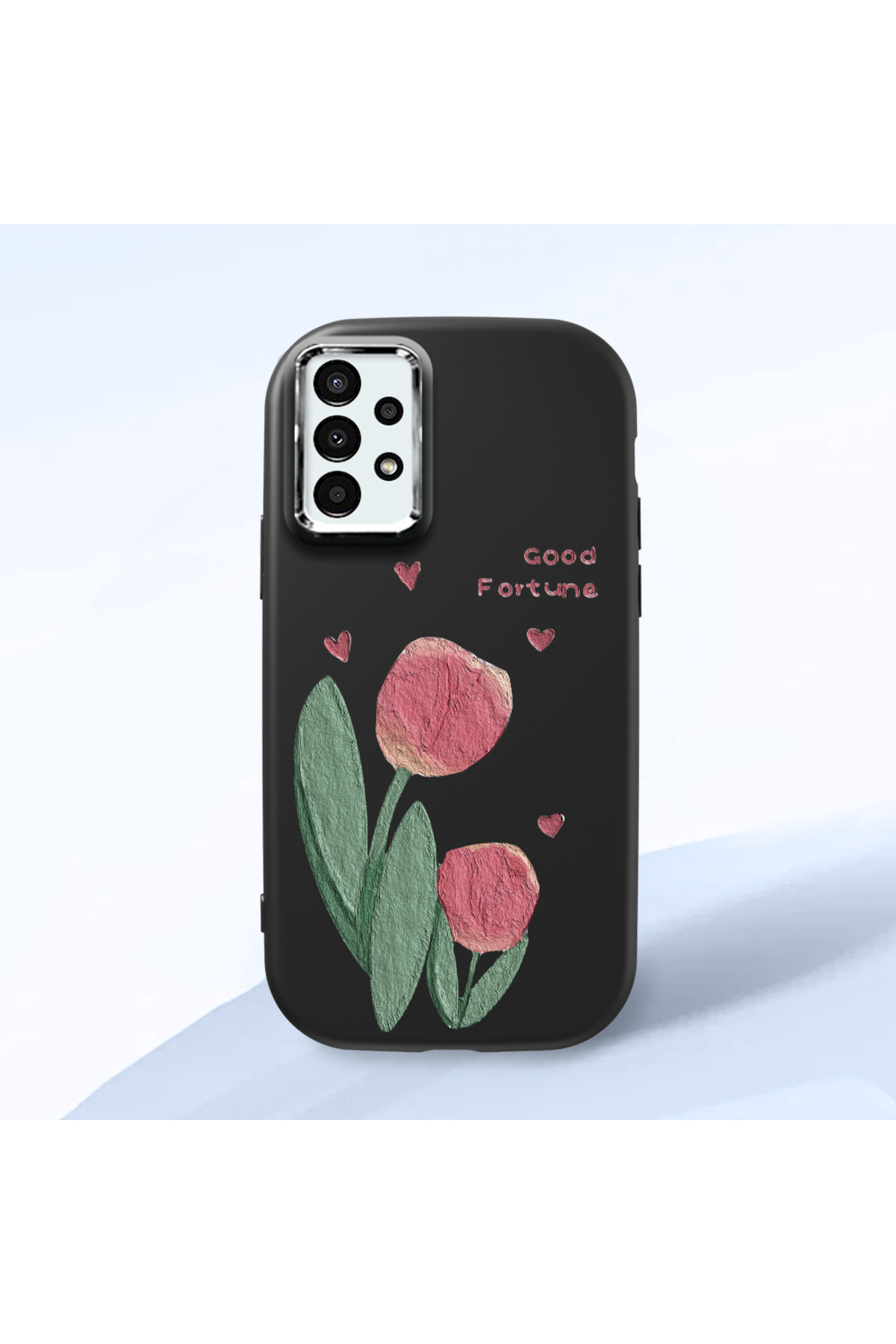 Black Silicone Case with Shock Absorber Camera Protection for Samsung Galaxy A13 4G/5G