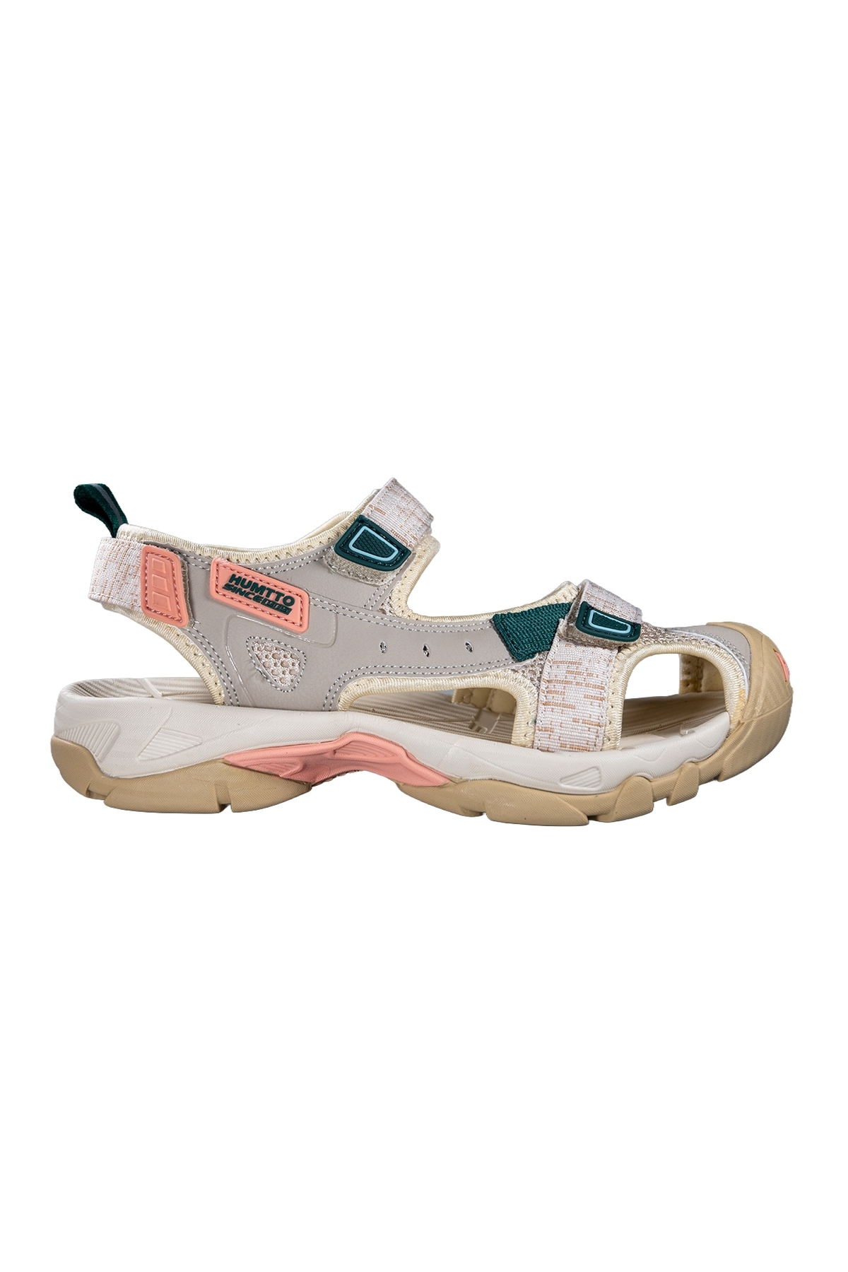 HUMTTO KADIN SU TAHLİYE TABANLI CIRTLI OUTDOOR SANDALET BEJ