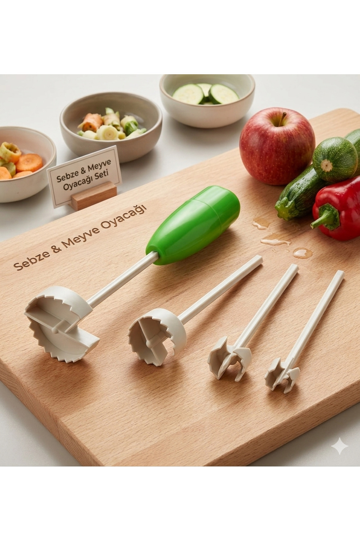USMハラー パーツ 25cm用チューブ 4本セット (実寸約23cm) SUPERCUPP Biber & Dolma & Kabak & Patlıcan - 4 Başlıklı Sebze