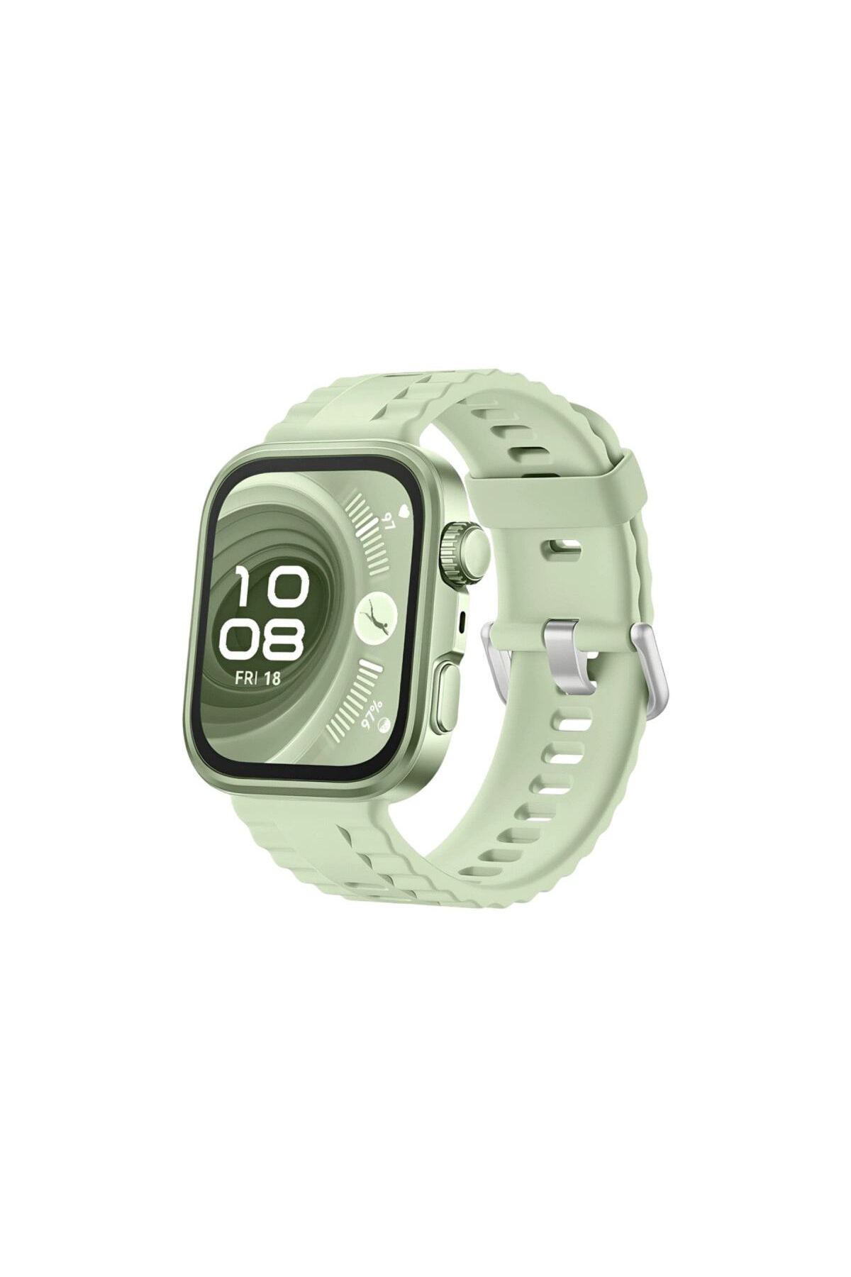 Huawei Fit 4 Nova Silikon Kordon (saat Değildir) - Açık Yeşil