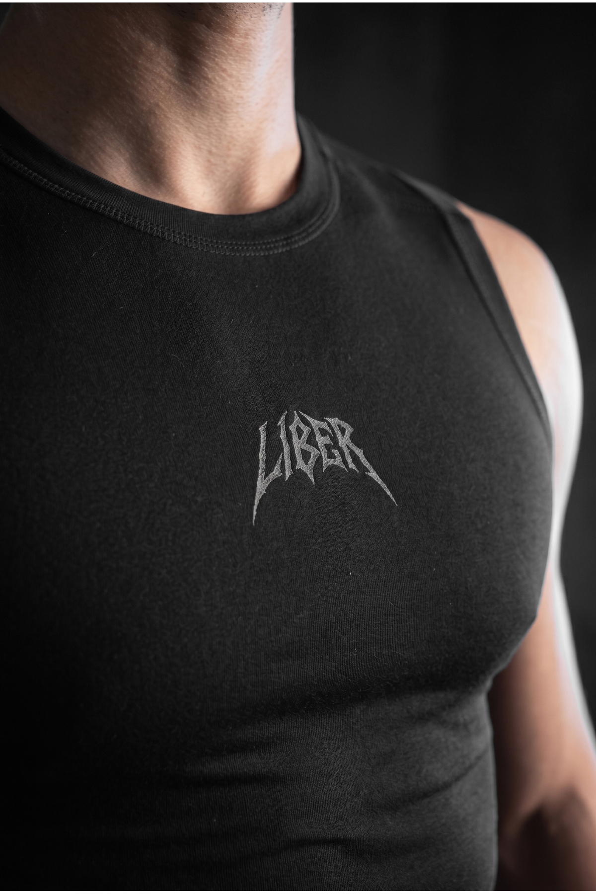 Liber SlayerFit - Kolsuz Compression Tank Top görsel 2