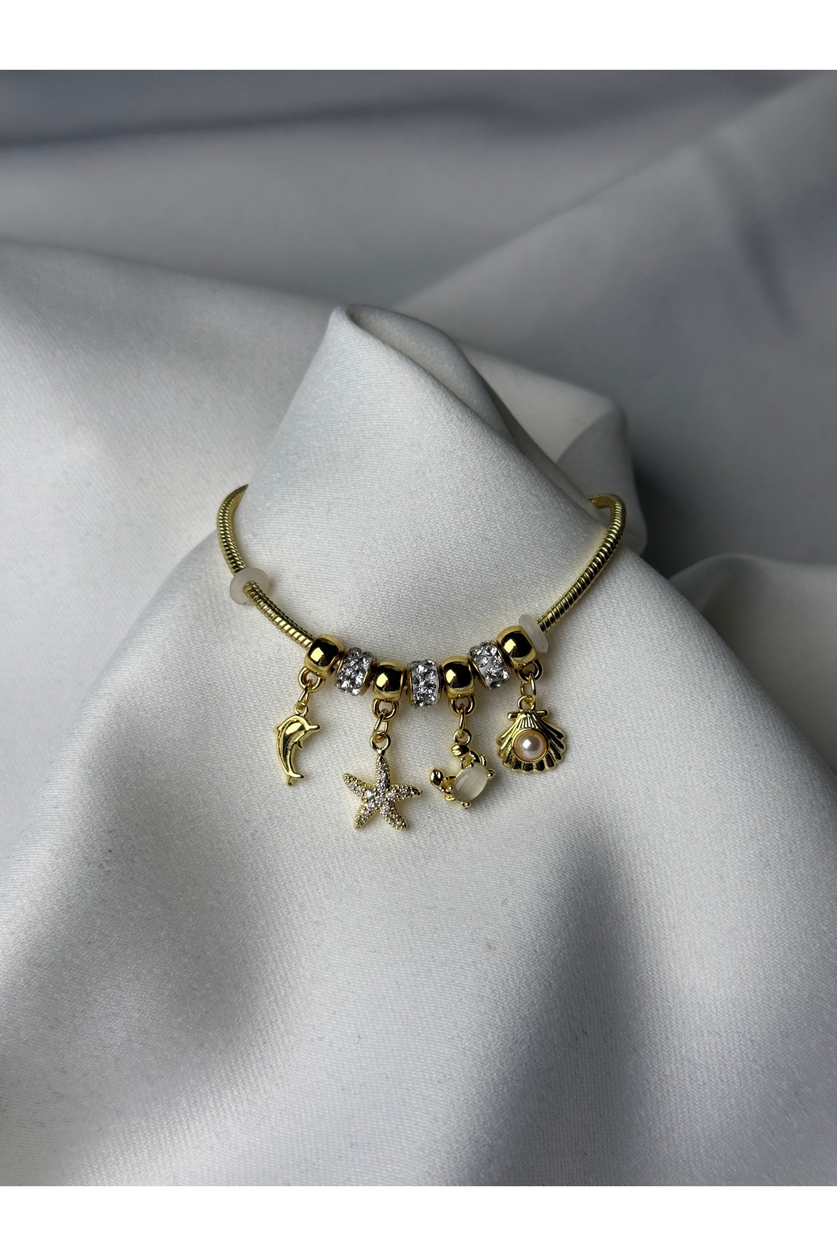 Yaz Temalı Bileklik — Gold 3
