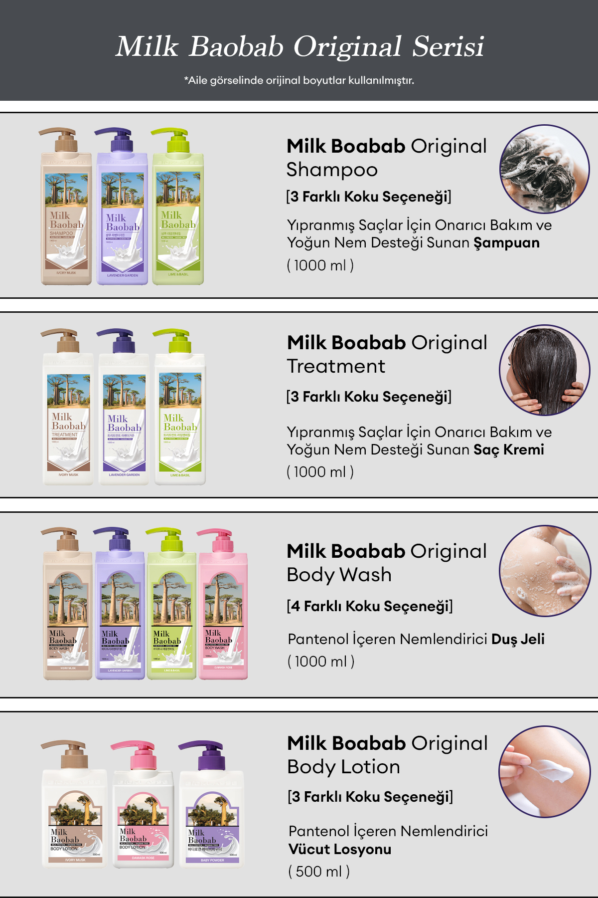 Pantenol İçeren Nemlendirici Vücut Losyonu Original Body Lotion (Baby Powder) 70ml — 9422 — تصویر 7 از 7
