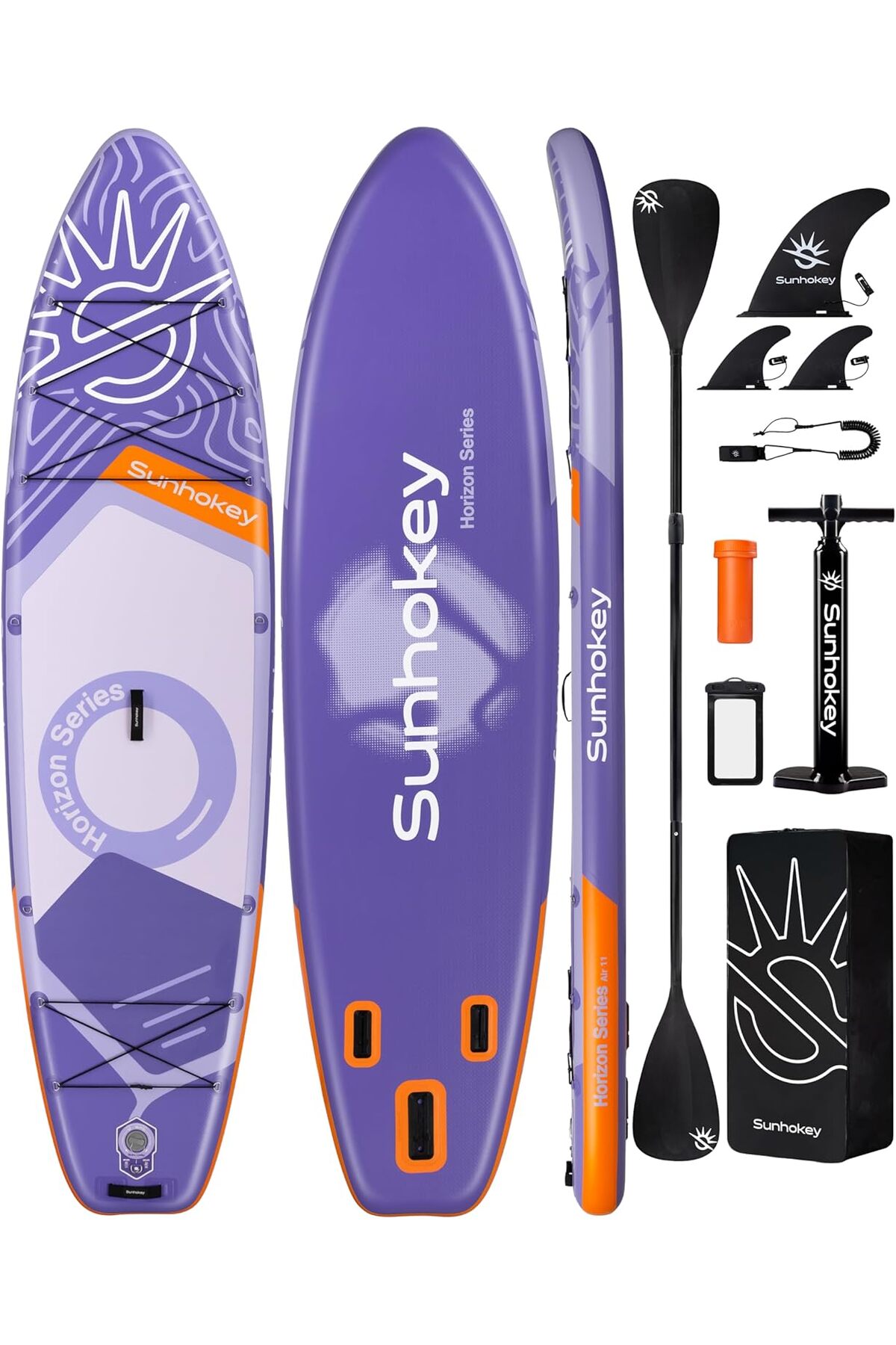 Sunhokey 335-86-15cm Profesyonel Şişme SUP Board – Denge ve Stil
