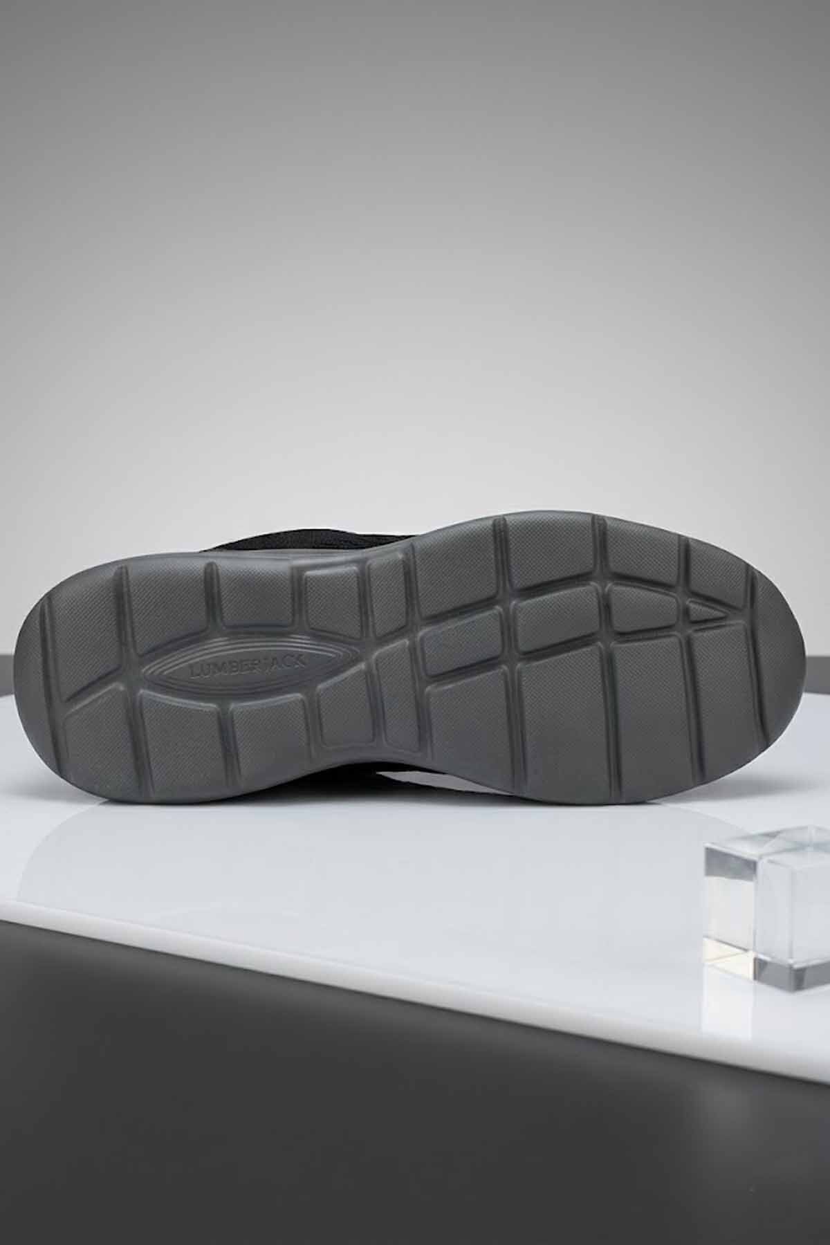 lumberjack Sport Erkek Siyah Gri 2.0 Günlük -Yürüyüş Ayakkabısı Sneaker görsel 6