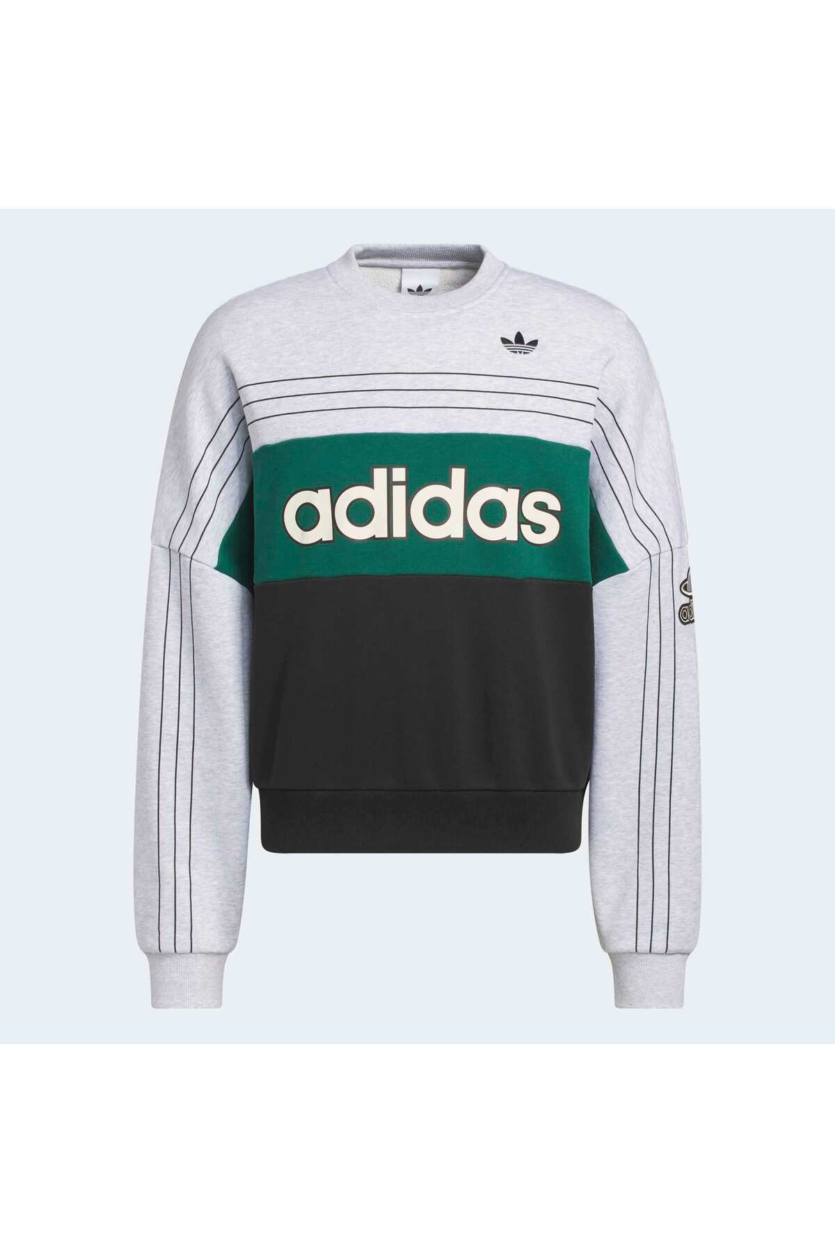 adidas Varsity Crew Unisex Yetişkin Spor Sweatshirt KG9169 görsel 4