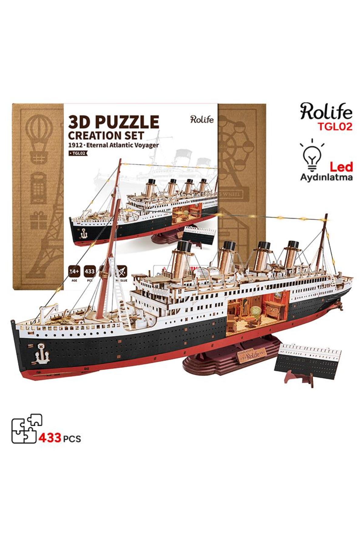 Rolife TGL02 Gemi (1912 Eternal Atlantic Voyager)DIY Minyatür