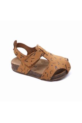 Sanbe 510 V 2001 21-25 Erkek Deri Sandalet Camel