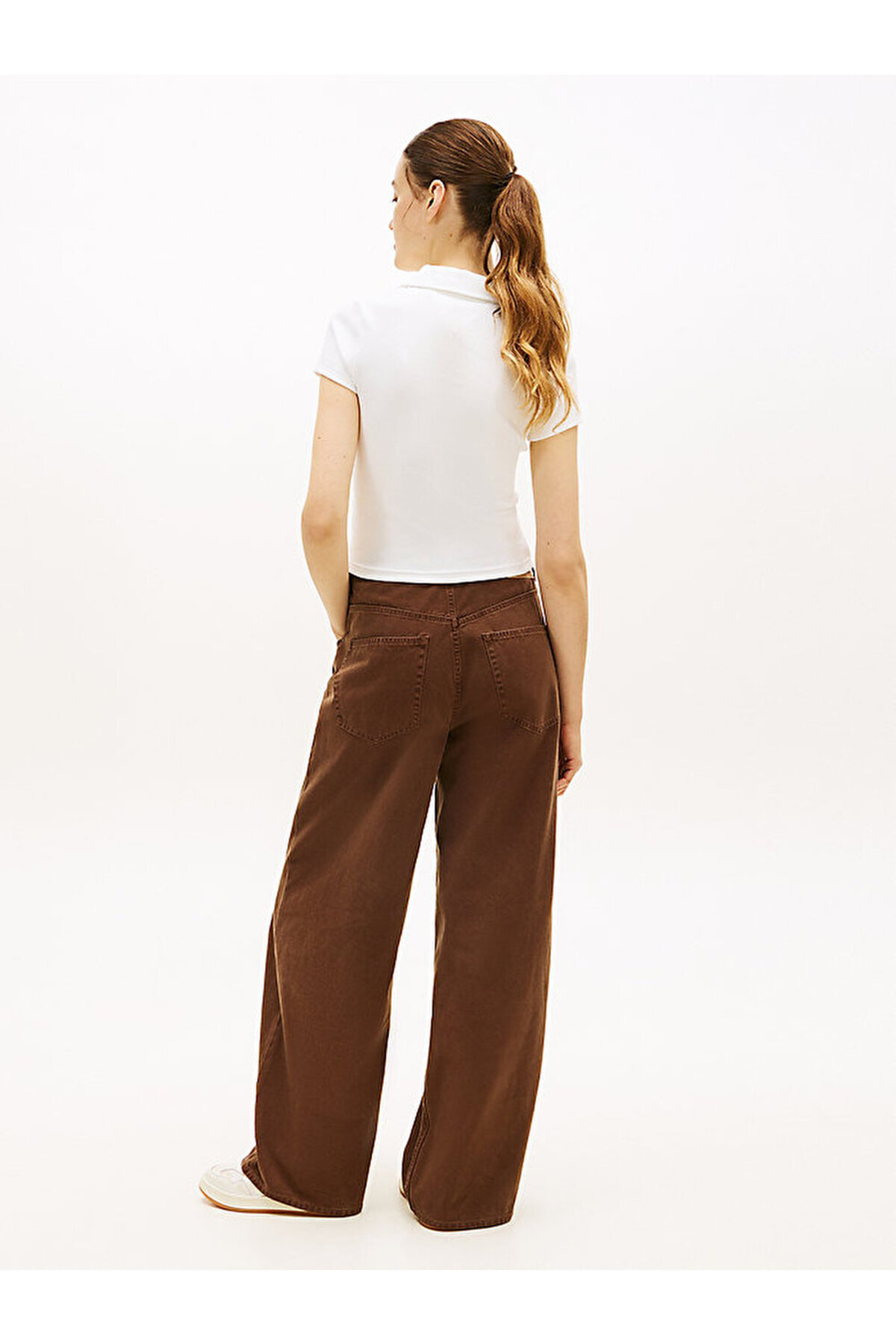پولوشرت زنانه یقه پلو | تامی هیلفیگر Tommy Hilfiger BM/DW0DW22326YBL BD - تصویر 4
