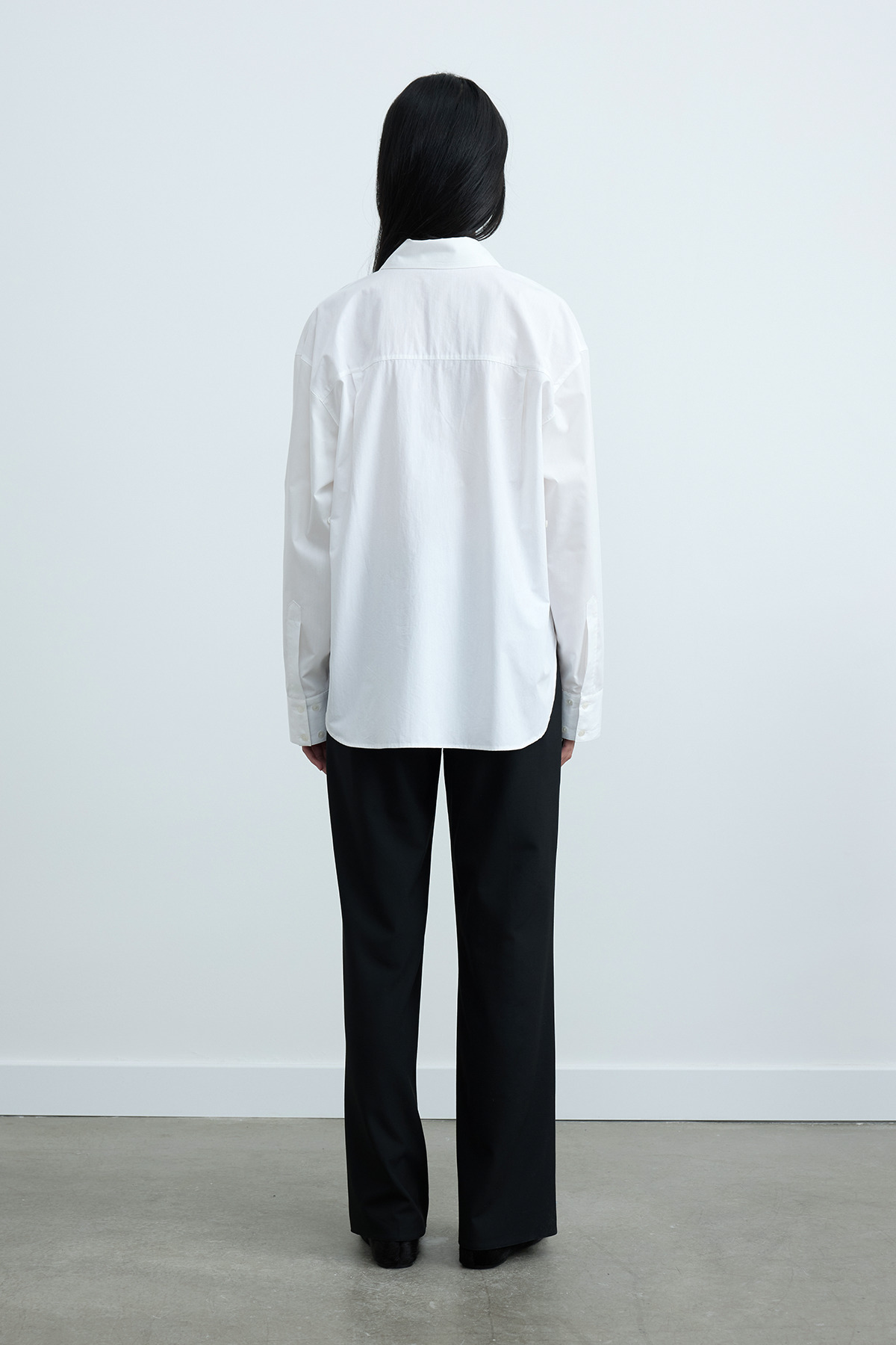Suud Collection Beyaz Page Oversize Gömlek görsel 4