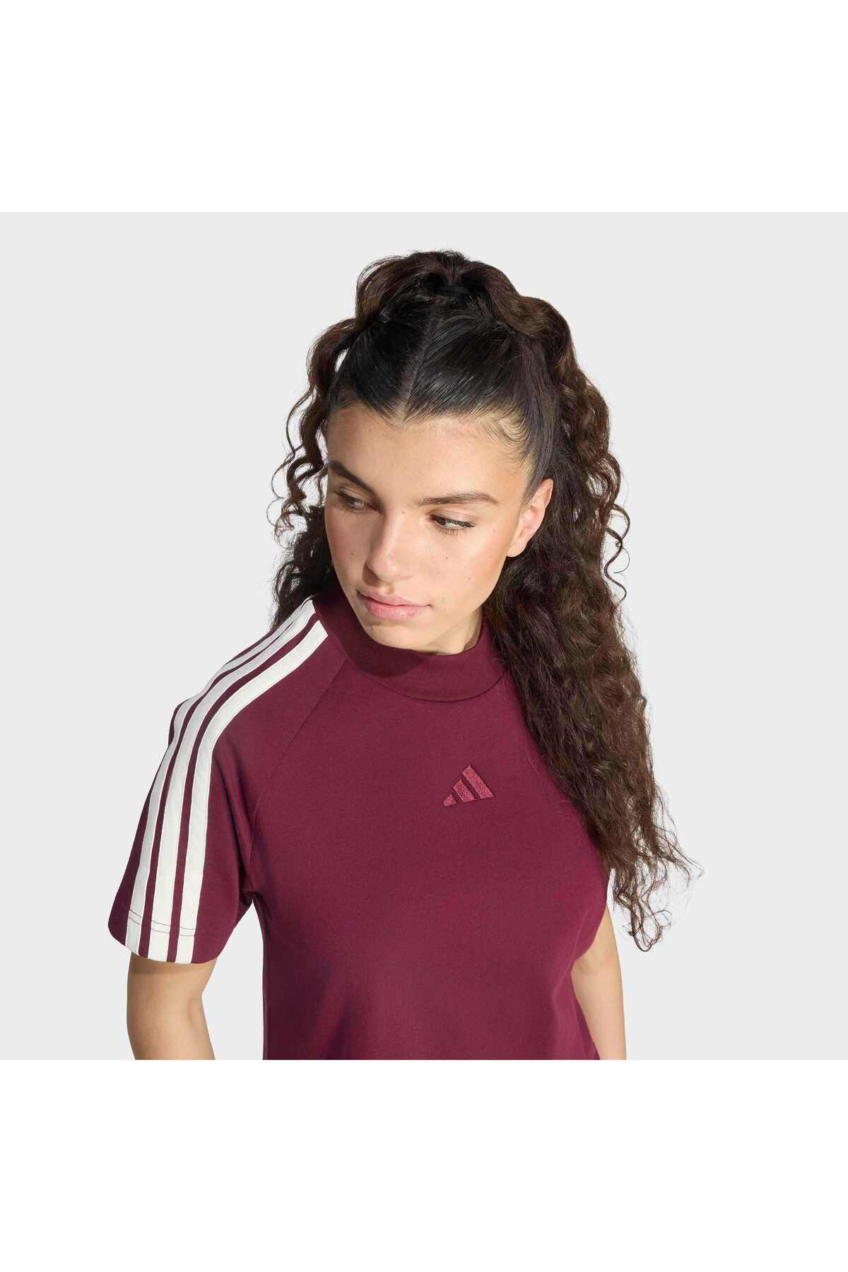adidas W Ak 3S Tee Kadın Spor T-shirt KT0342 görsel 5