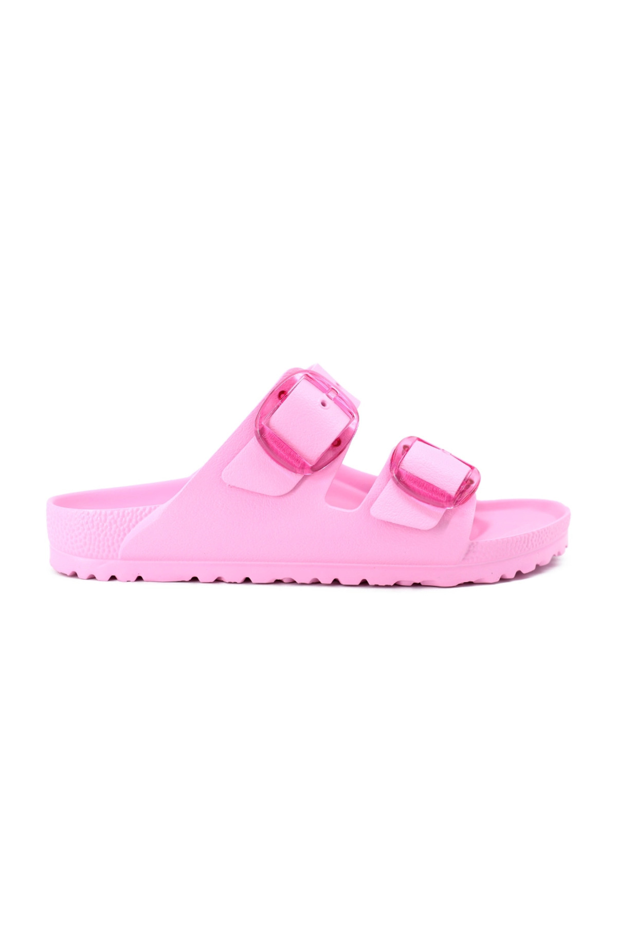دمپایی زنانه آریزونا مدل Big Buckle کد 1029642، صورتی، جاست‌پ بیرکن استاک دمپایی Birkenstock