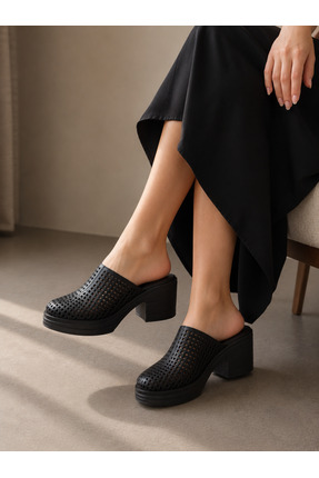 Maiss Shoes Hakiki Deri Kadın Terlik