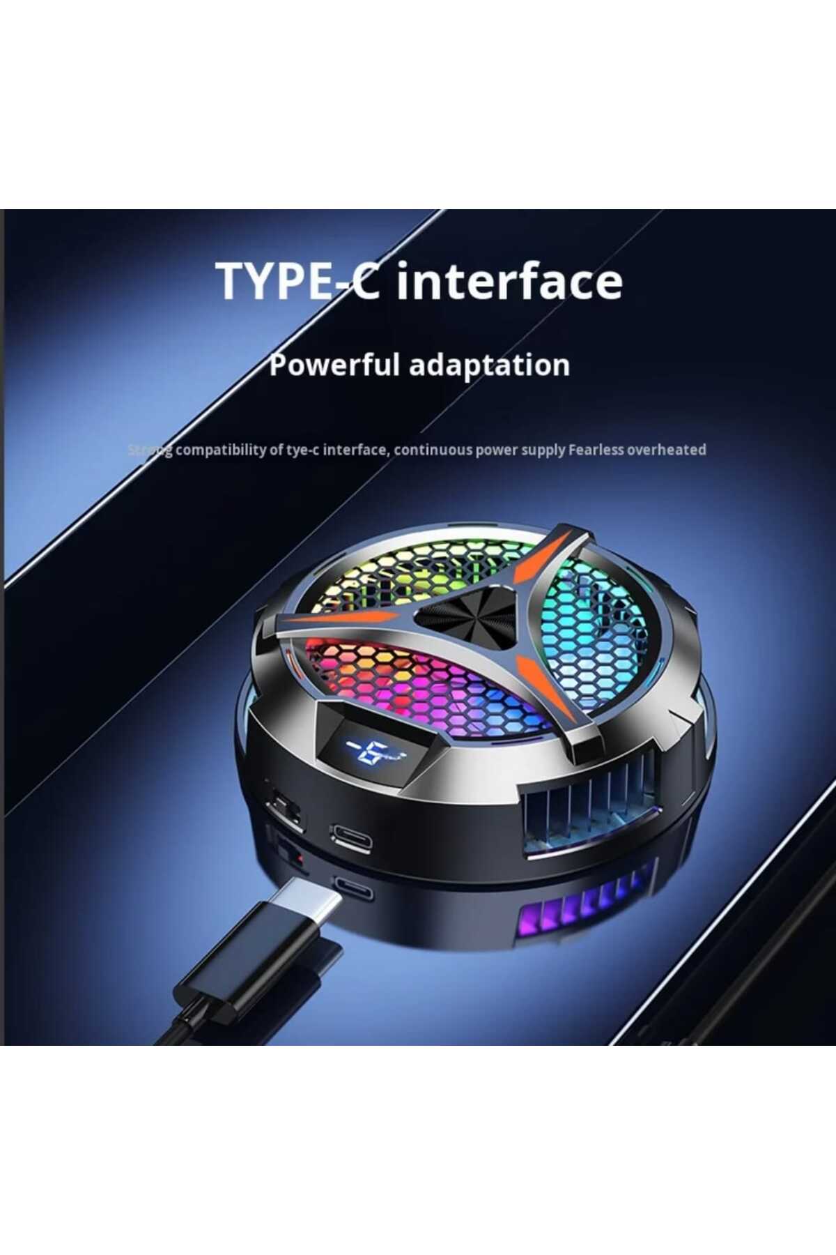 beemen TH06 Pro Manyetik Tablet ve Telefon Soğutucu Fan 24W Yarı
