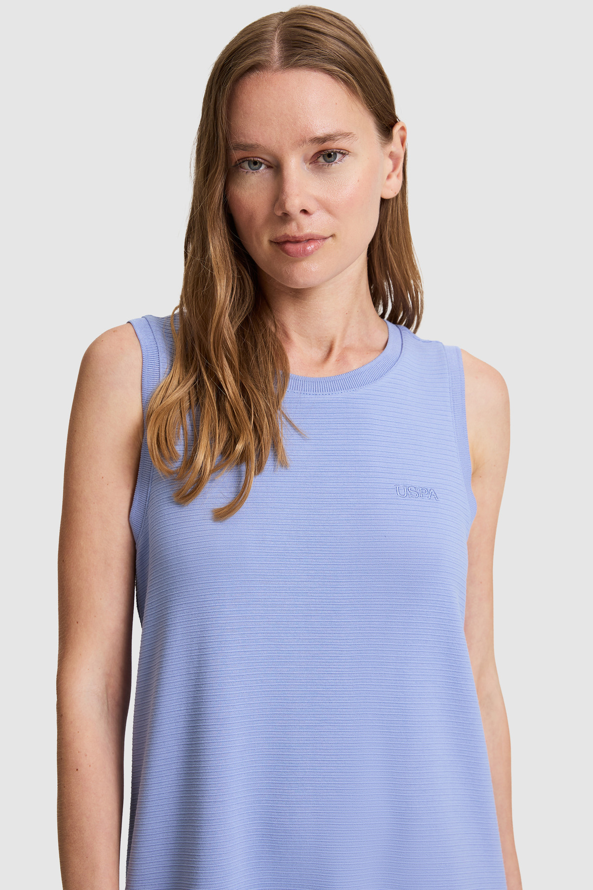 U.S. Polo Assn.  Kadın Lavanta Örme Elbise 50323510-VR245 - Görsel 2