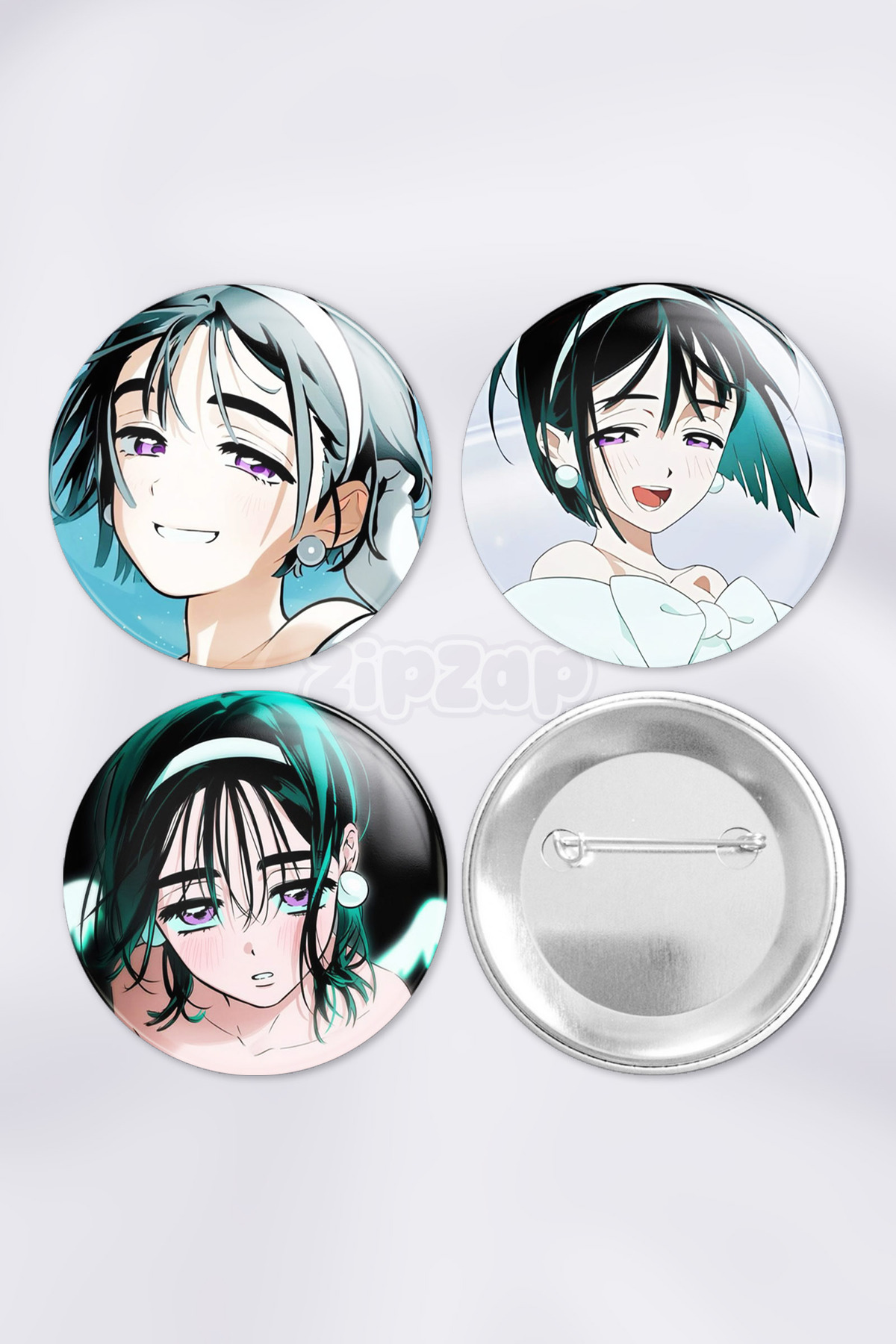 Alien Stage Sua Bag Ornament Badge Pin Button Badge Set (3 Pieces)